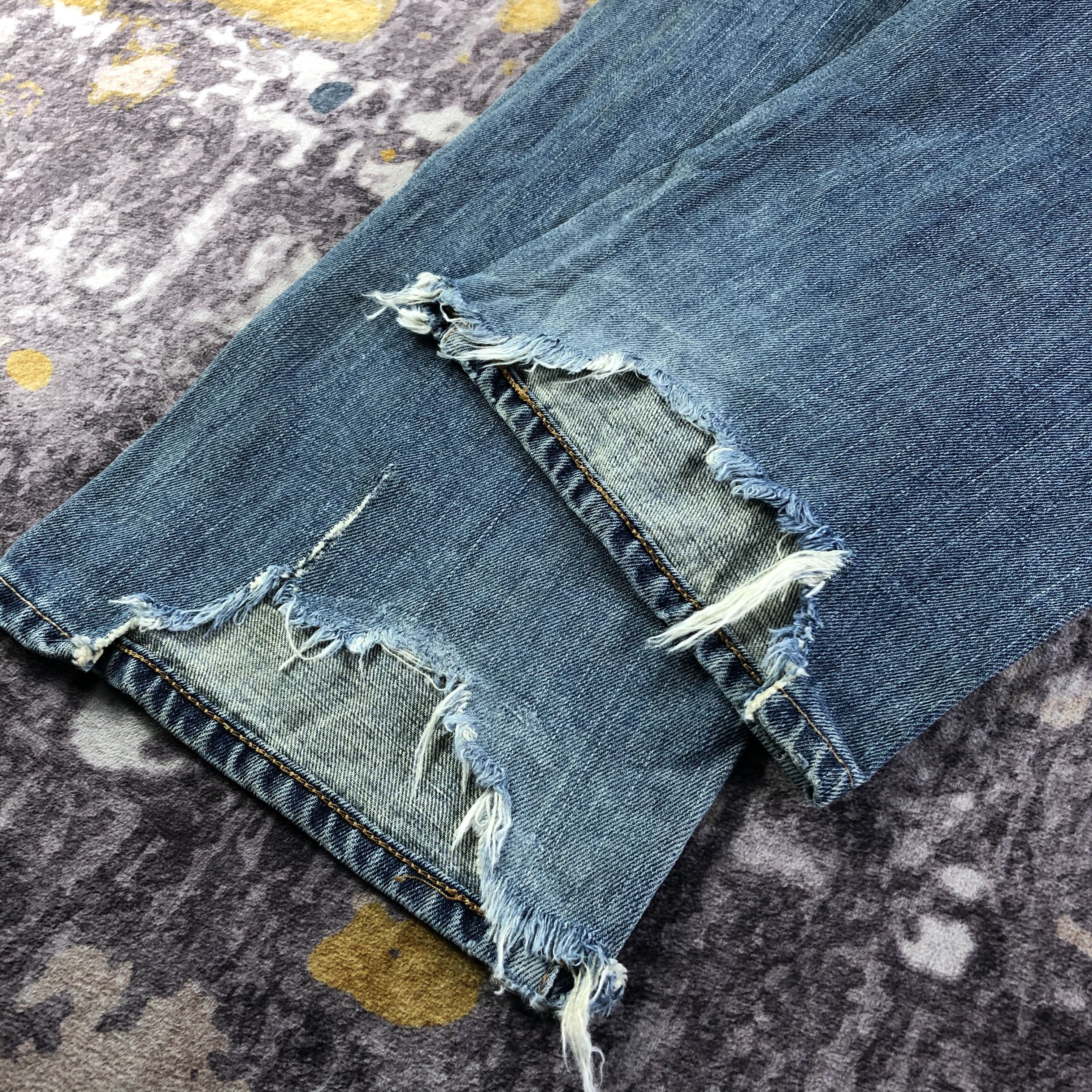 Edwin Vintage Blue Wash Edwin 505 Selvedge Jeans-JM3657 Size US 33 - 4 Thumbnail