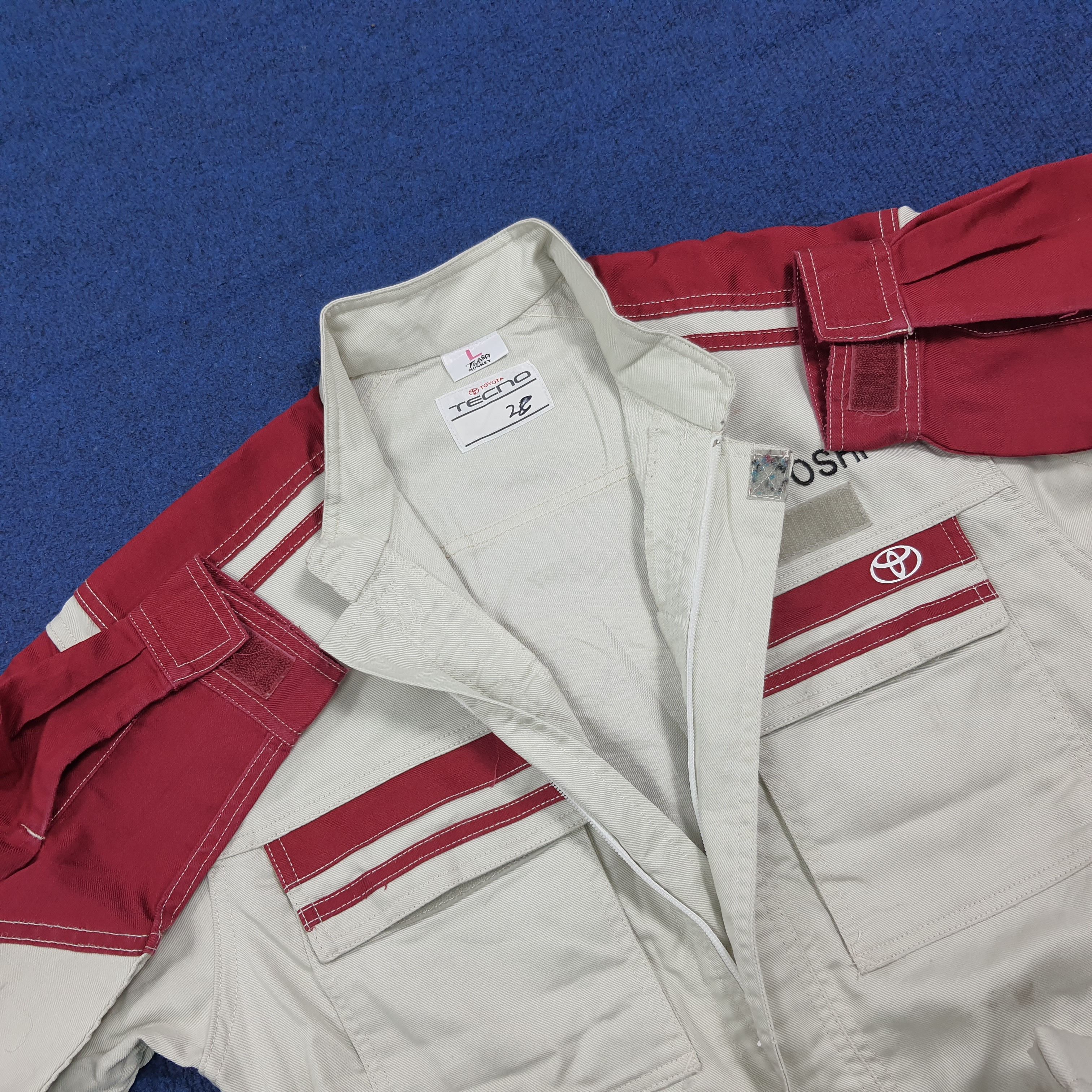 Japanese Brand Vintage Toyota Tecno Mechanic Overalls Jumpsuit Japan C279N8 Size US M / EU 48-50 / 2 - 6 Thumbnail