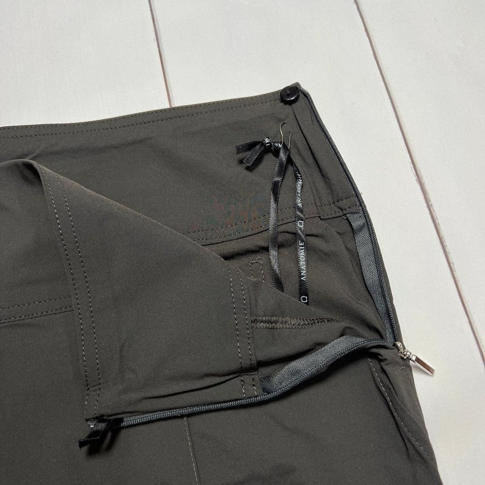 Other Anatomie Sonia Curvy Side Zip Travel Pant Gray Size S Size 29" - 8 Thumbnail