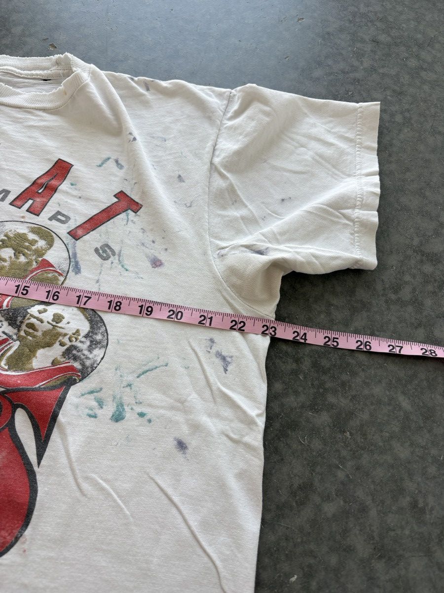 Vintage Vintage 90s Chicago Bulls Rap Tee 3 Peat Thrashed Boxy Fit Size US L / EU 52-54 / 3 - 18 Thumbnail