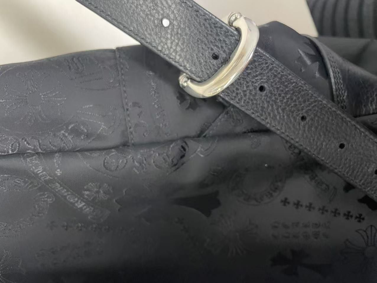 Chrome Hearts Chrome Hearts Nylon Tonal Monogram Cross Backpack Size ONE SIZE - 12 Thumbnail