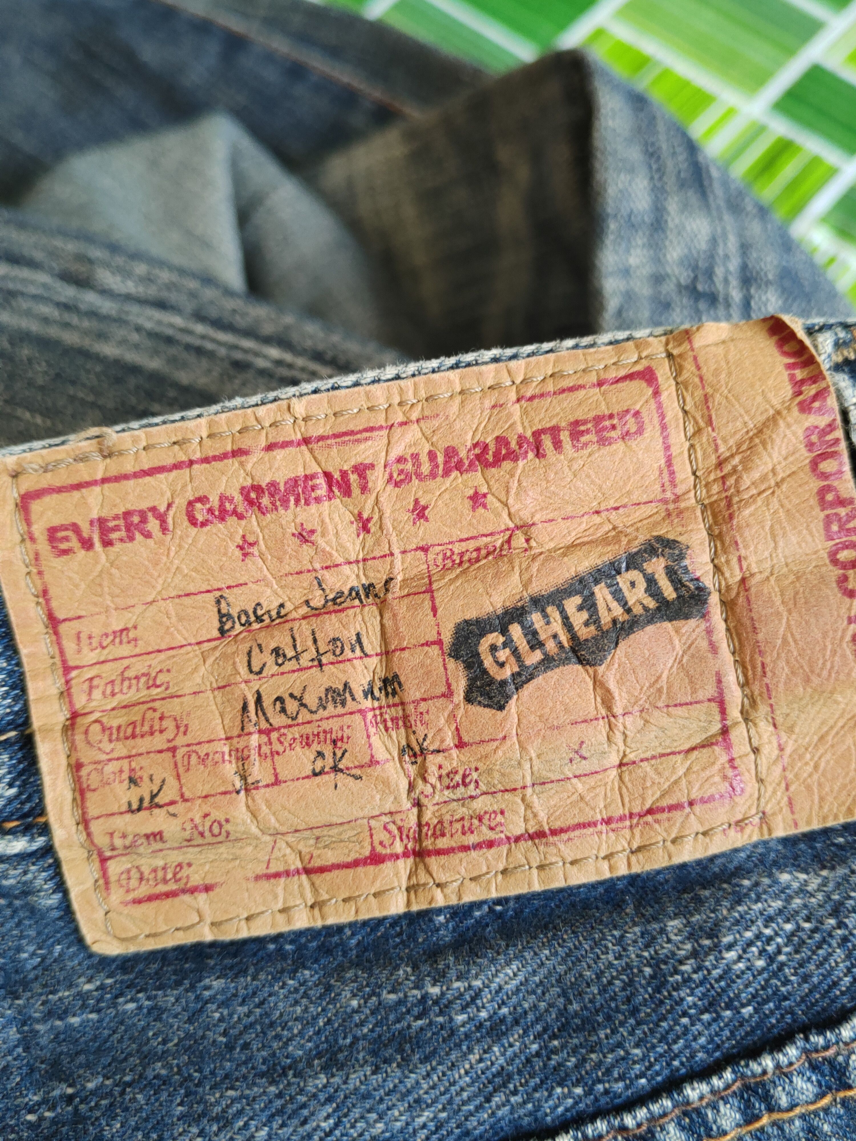 Japanese Brand GLHeart Dark Blue Faded Distressed Ripped Jeans #S2248 Size US 40 / EU 56 - 14 Thumbnail