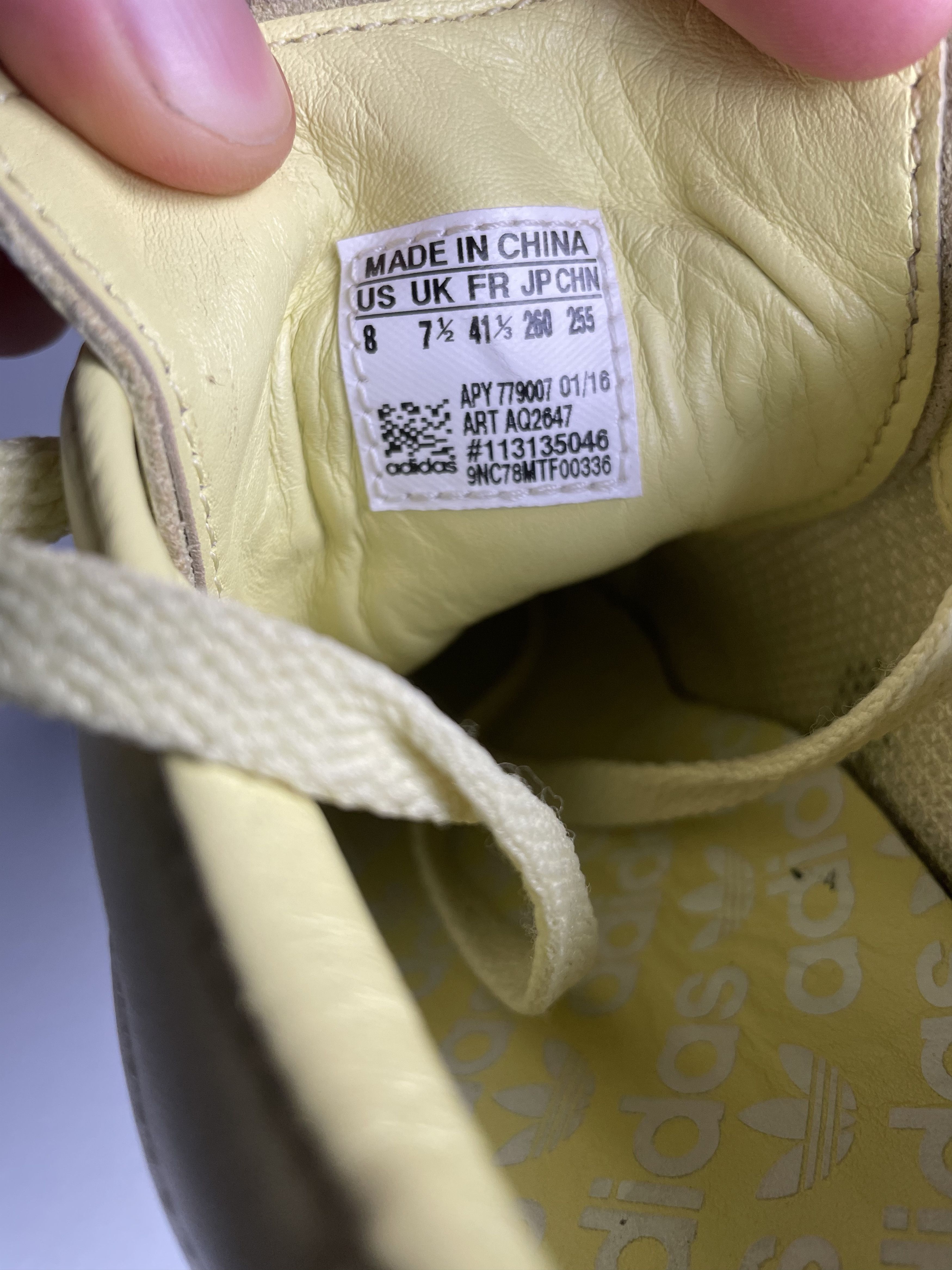 Adidas × Raf Simons adidas X Raf Simons S/S 2016 Stan Smith (Blush Yellow) Size US 8 / EU 41 - 14 Thumbnail