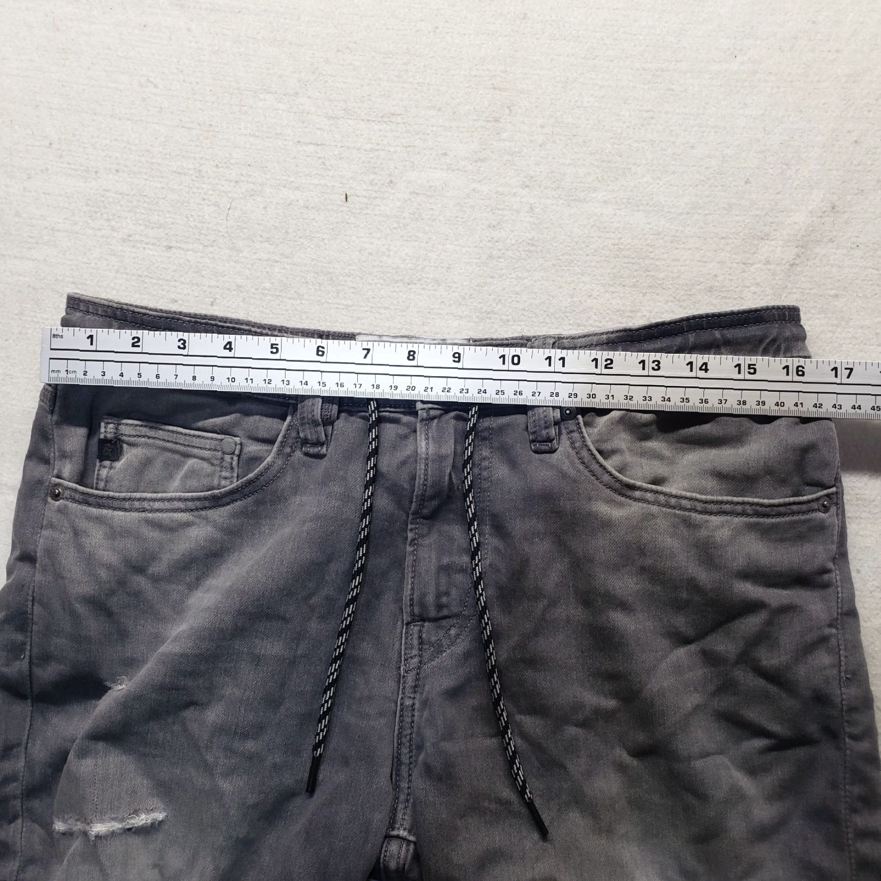 H&M H&M Jeans Men Slim Skinny Pants 29x32 Gray Denim 5-Pocket Distressed Stretch N/A N/A Size US 29 - 7 Thumbnail