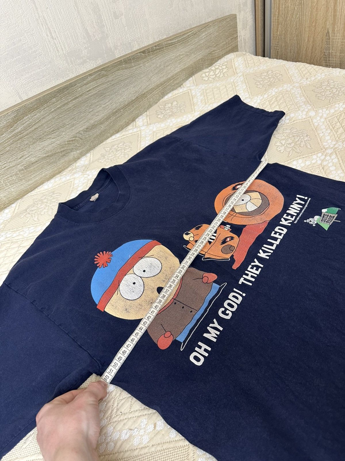 Cartoon Network 🔥 90s Vintage South Park 1998 They Killed Kenny T-Shirt Blue Size US L / EU 52-54 / 3 - 11 Thumbnail