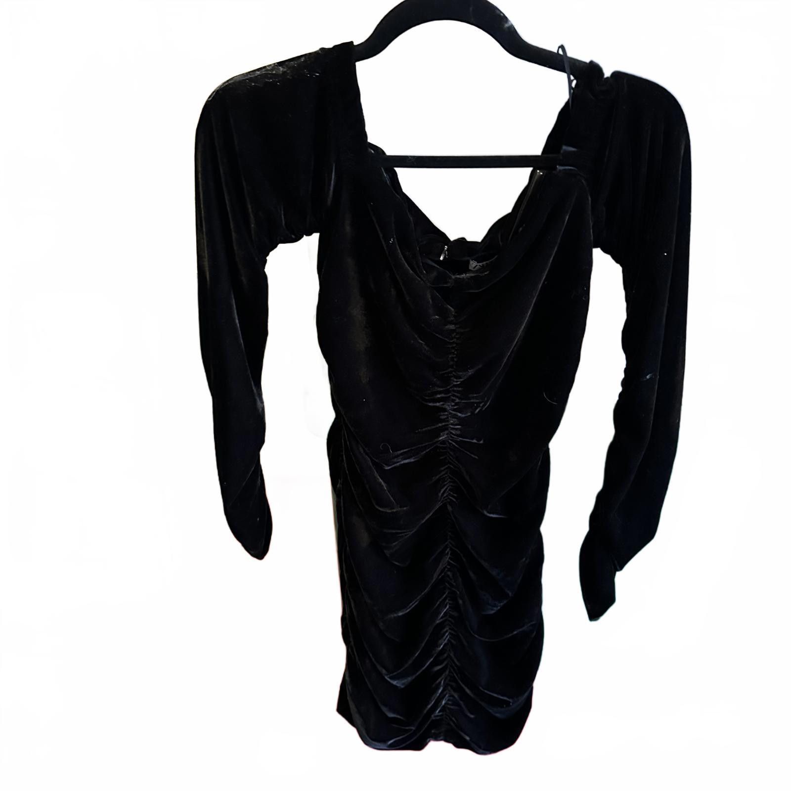 Zara Zara Trafaluc Black & White Embroidered Drop-Waist Dress, S | Grailed