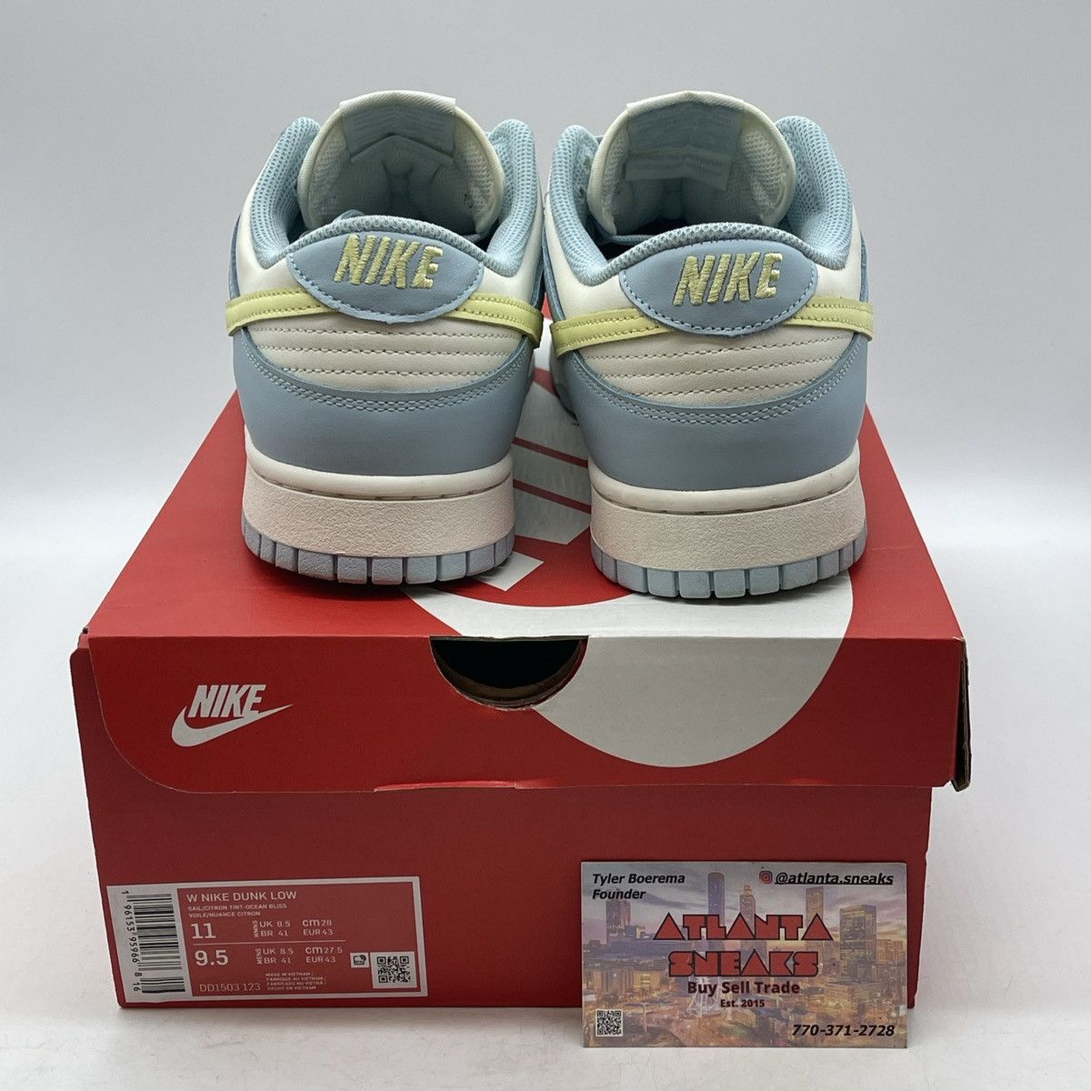 Nike Wmns dunk low ocean bliss Size US 11 / IT 41 - 3 Thumbnail