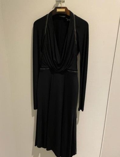 Tom Ford o1w1db10225 ABJ665 Midi Dress in Black Size M / US 6-8 / IT 42-44 - 1 Preview