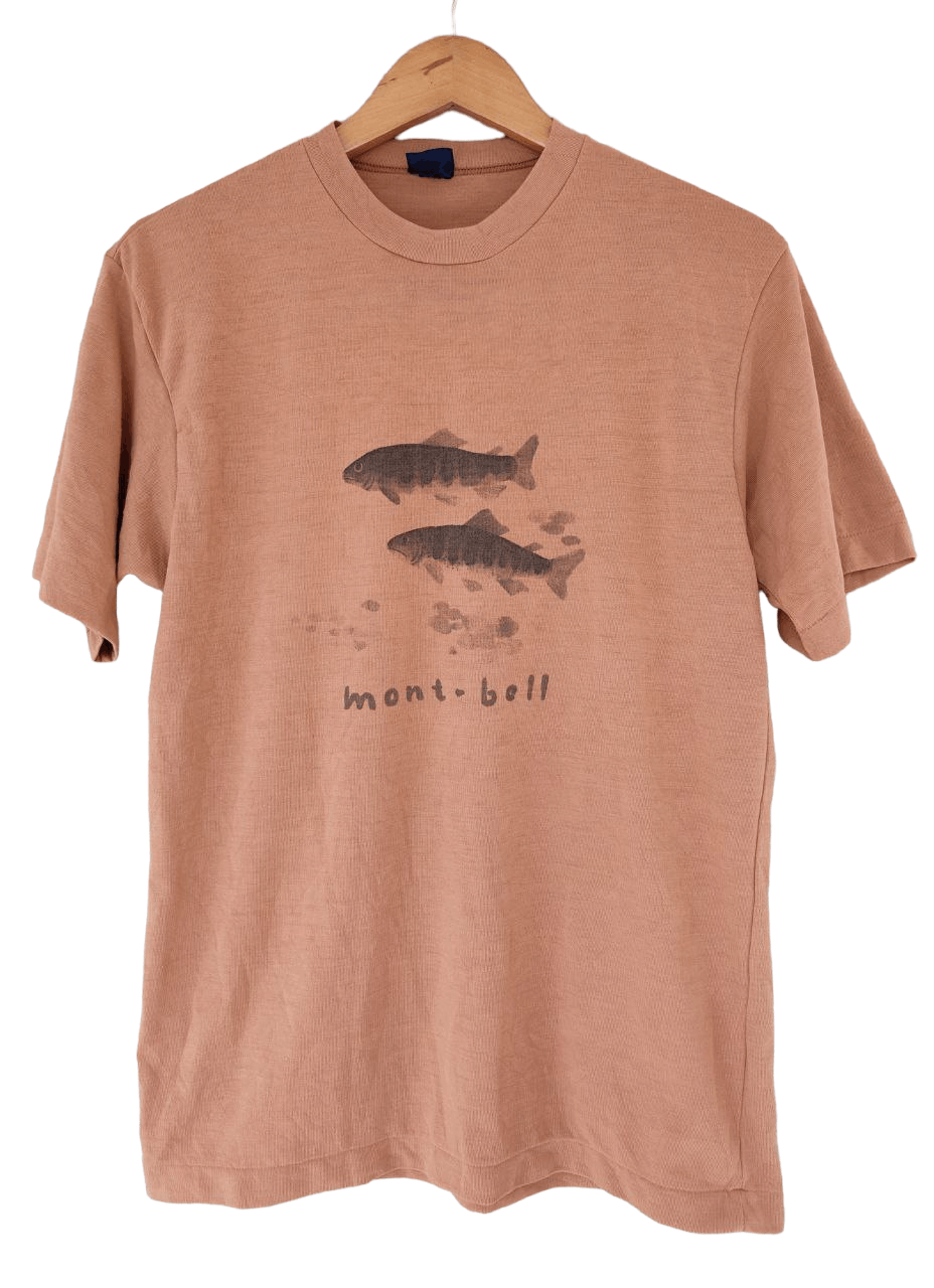 Japanese Brand Vintage Single Stitch Montbell T Size US S / EU 44-46 / 1 - 1 Thumbnail