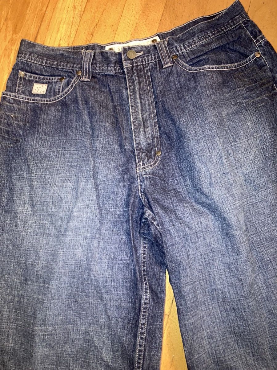 Enyce × Vintage VTG ENYCE Y2K Baggy Blue Denim JORTS 34 Size US 34 / EU 50 - 2 Thumbnail