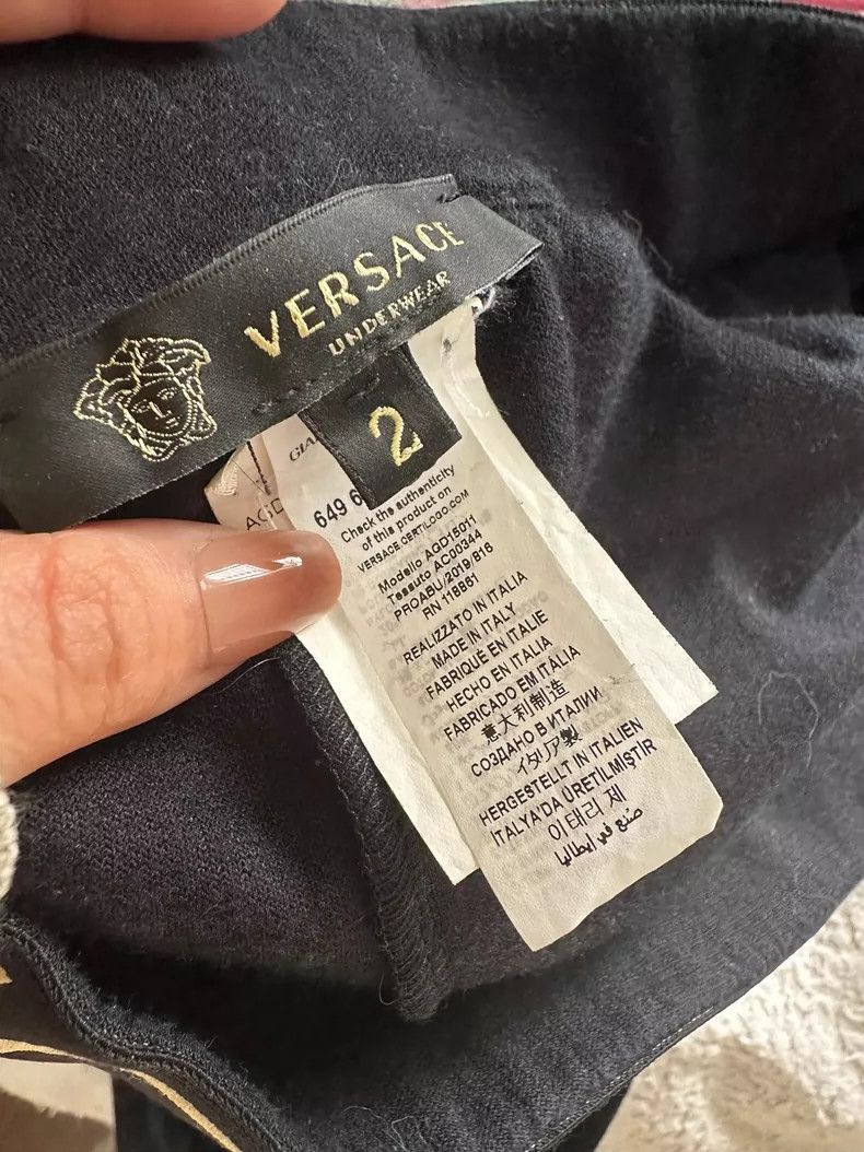 Versace Versace Black casual velvet set Size S / US 4 / IT 40 - 7 Thumbnail