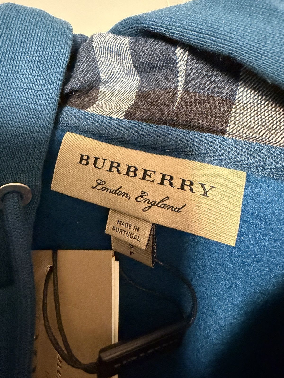 Burberry Burberry Clarendon Mineral Blue zip-up hoodie Size US S / EU 44-46 / 1 - 11 Thumbnail