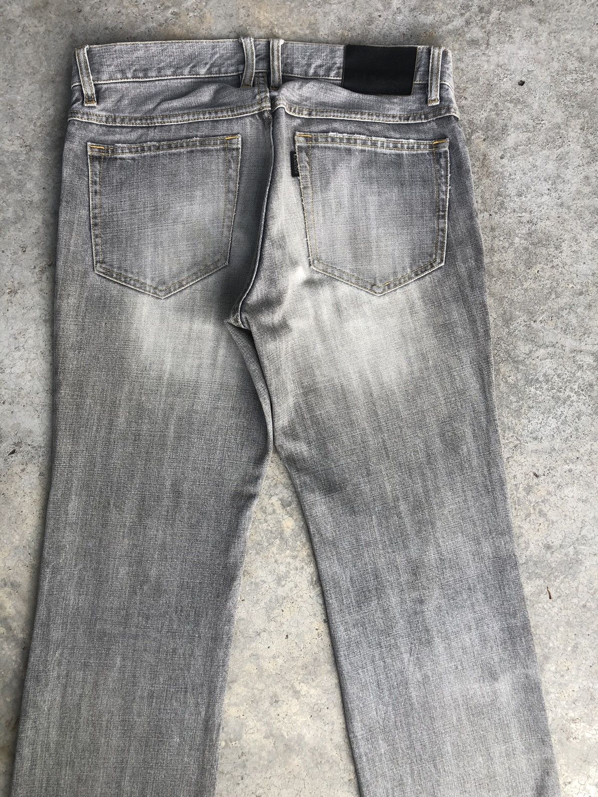 If Six Was Nine Y2k Monsieur Flared Jeans Distressed Size US 32 / EU 48 - 8 Thumbnail