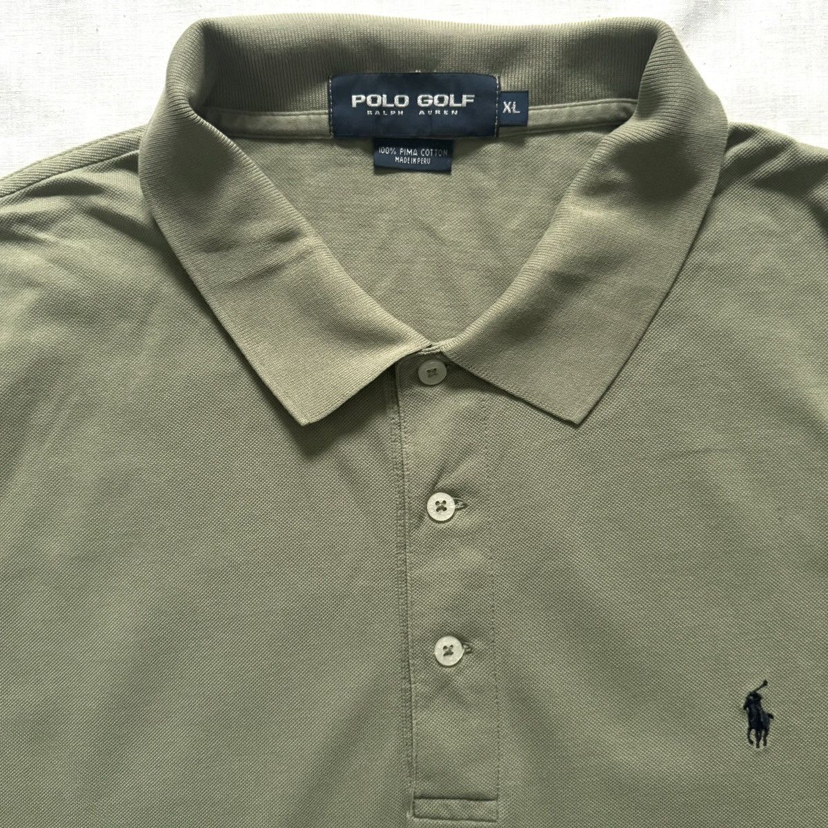 Ralph Lauren Ralph Lauren Polo Golf Vintage Olive Green Long Mens XL Size US XL / EU 56 / 4 - 2 Thumbnail