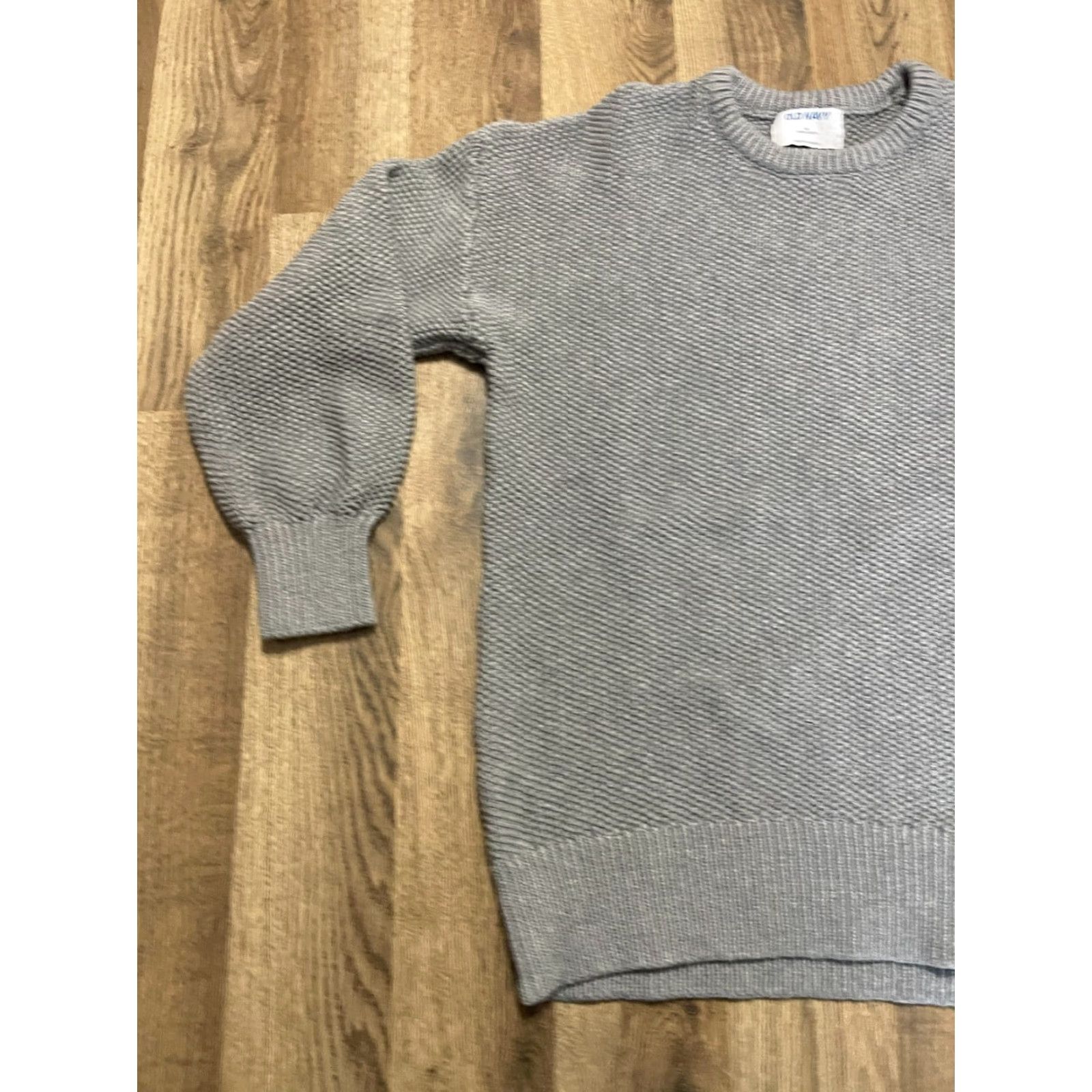 Old Navy Old Navy Sweater Women's M Gray Pullover Tunic Length Crew Neck Long Sleeve Regular Fit Womens Size M / US 6-8 / IT 42-44 - 3 Thumbnail
