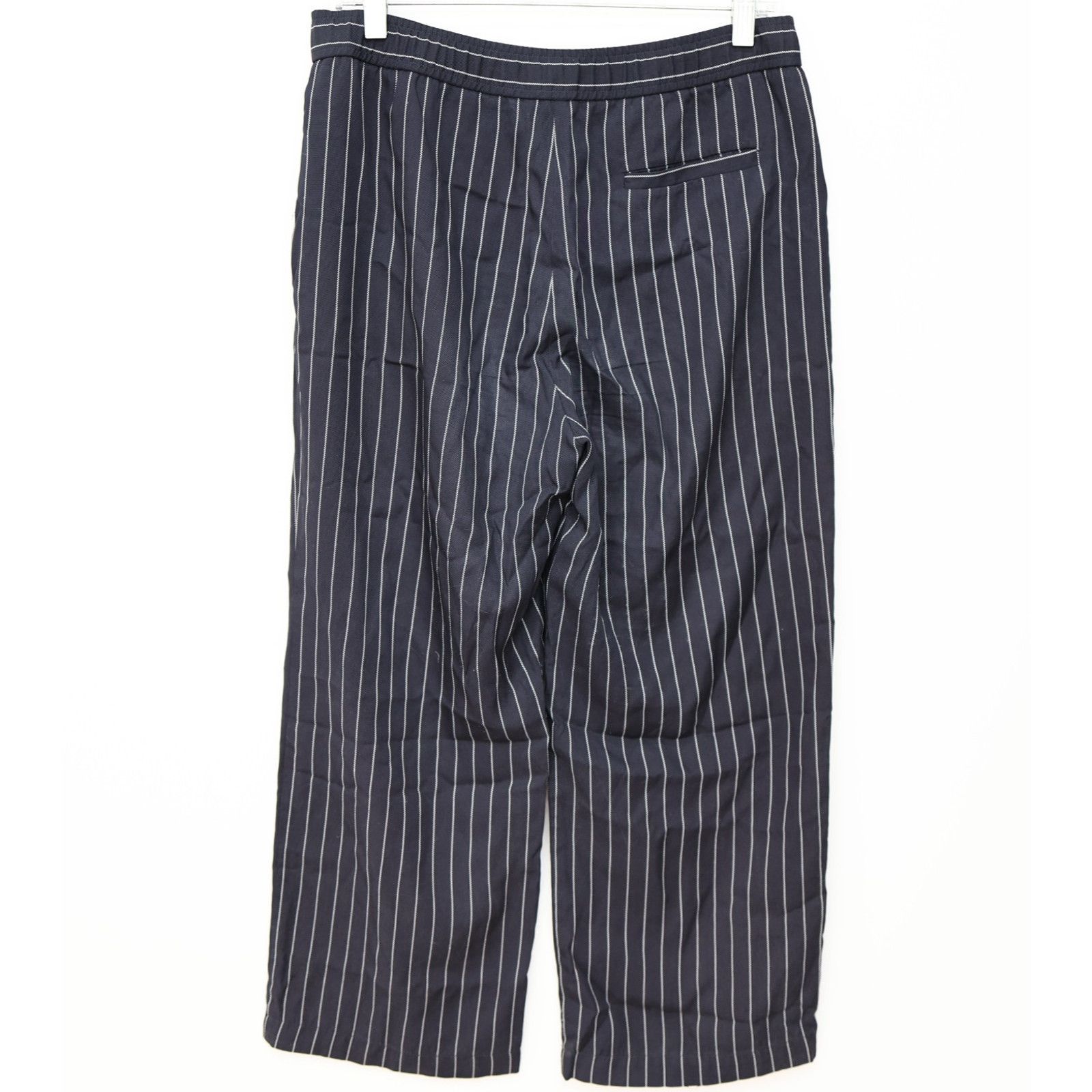 Eileen Fisher EILEEN FISHER Pinstripe Wide Leg High Rise Pants Size SP/PP Size 30" / US 8 / IT 44 - 3 Thumbnail