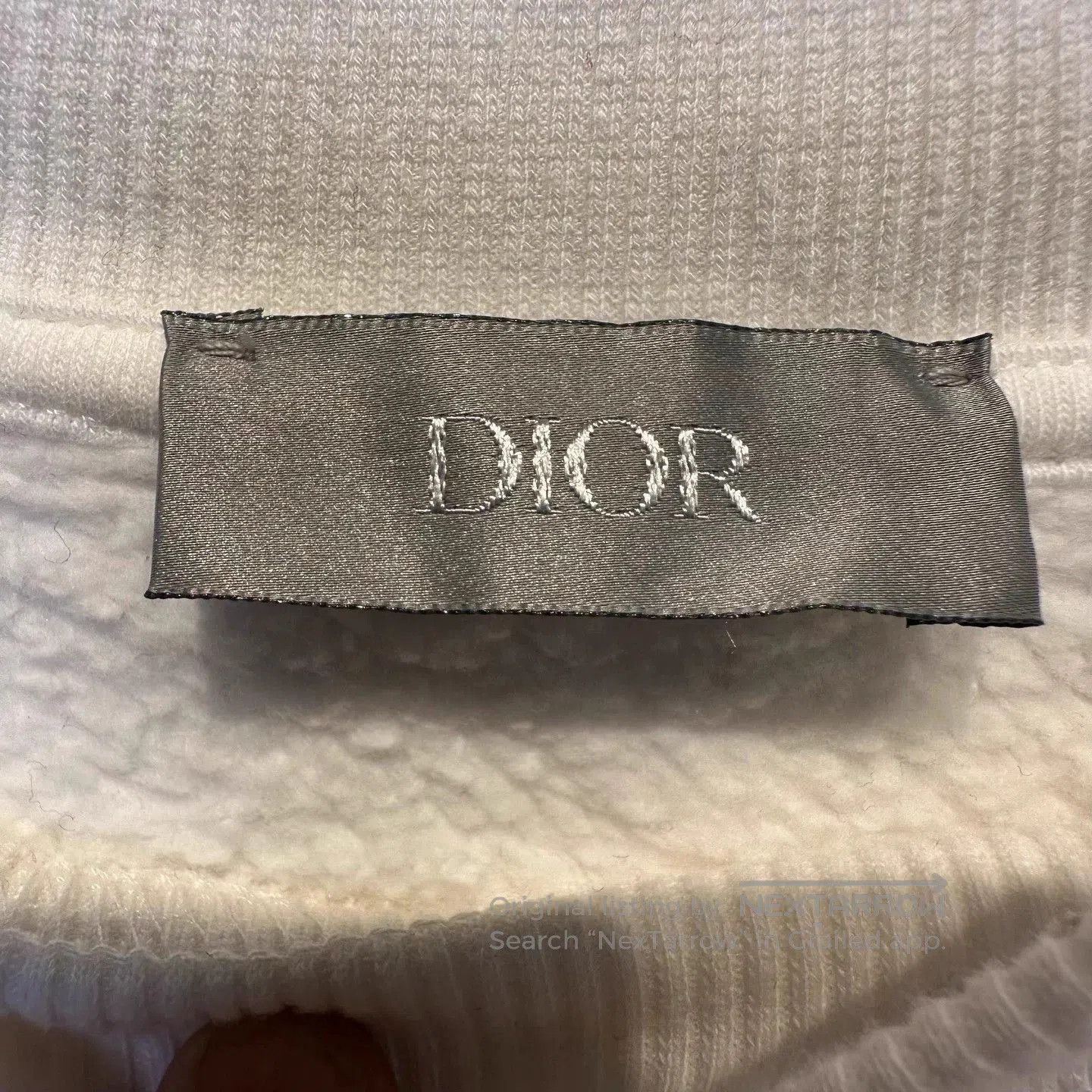 Dior White Long-Sleeve Sweatshirt. Size US M / EU 48-50 / 2 - 4 Thumbnail