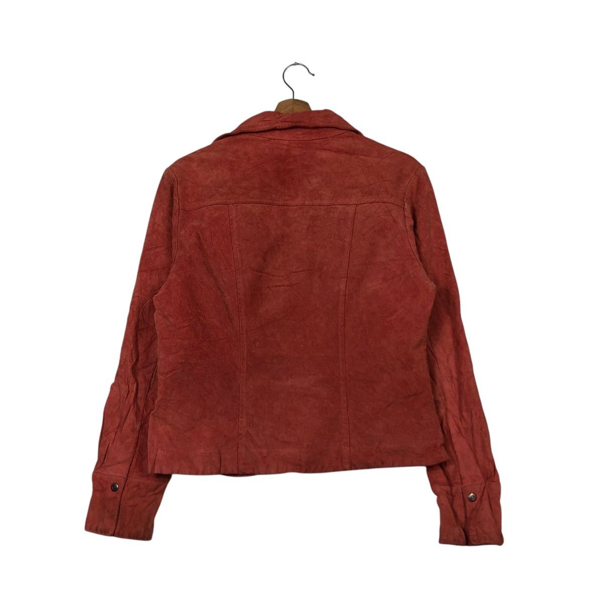 Japanese Brand 🔥VINTAGE CROPPED LEATHER JACKET CHRISTOPHER & BANKS Size S / US 4 / IT 40 - 9 Thumbnail