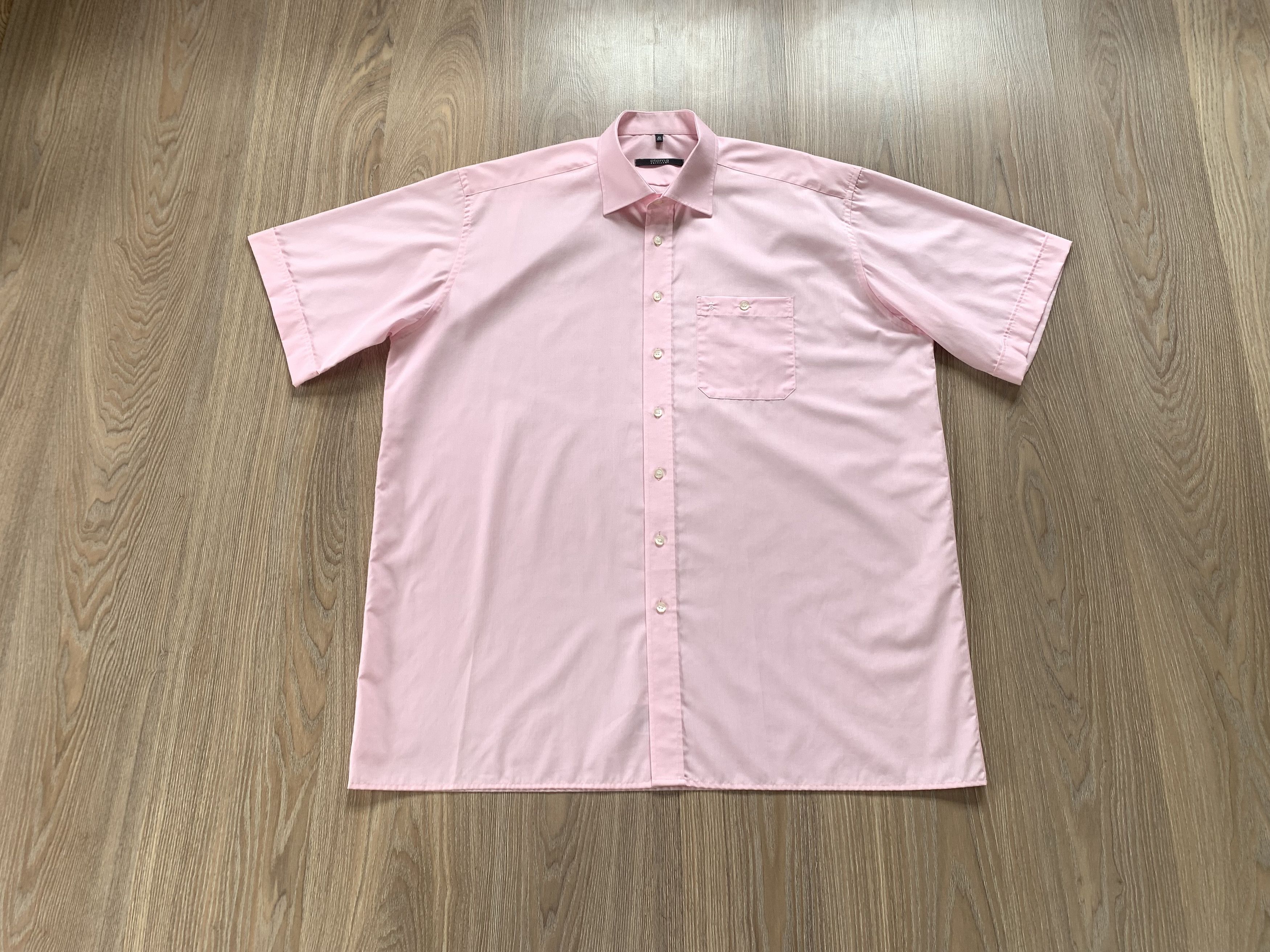 Other Eterna Excellent Mens Pink Short Sleeve Shirt Size US XL / EU 56 / 4 - 1 Thumbnail