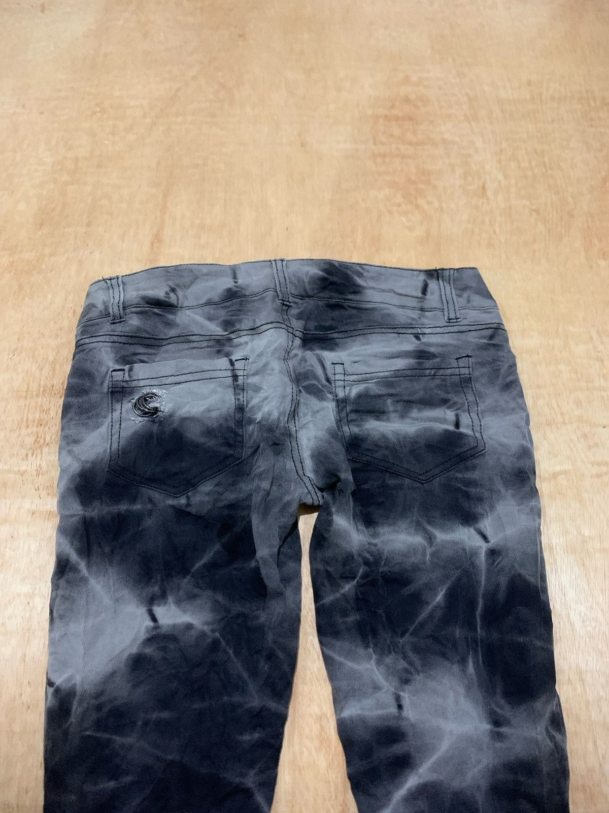 If Six Was Nine × Japanese Brand × KMRii Distressed Denim Ifsixwasnine Lgb Punk style Size US 31 - 5 Thumbnail