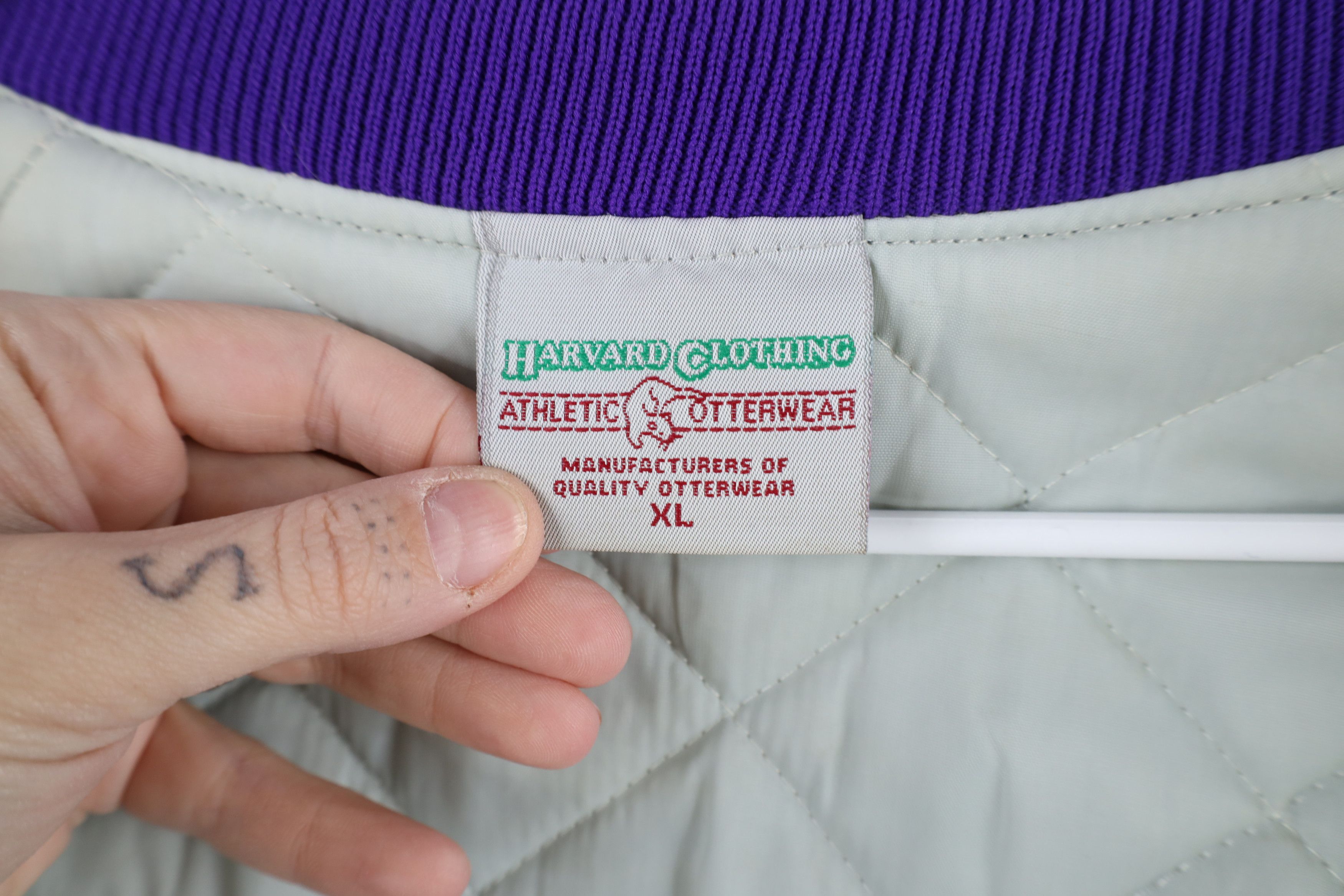 Vintage Vintage 80s 90s Streetwear Striped Quilted Bomber Jacket USA Size US XL / EU 56 / 4 - 10 Thumbnail