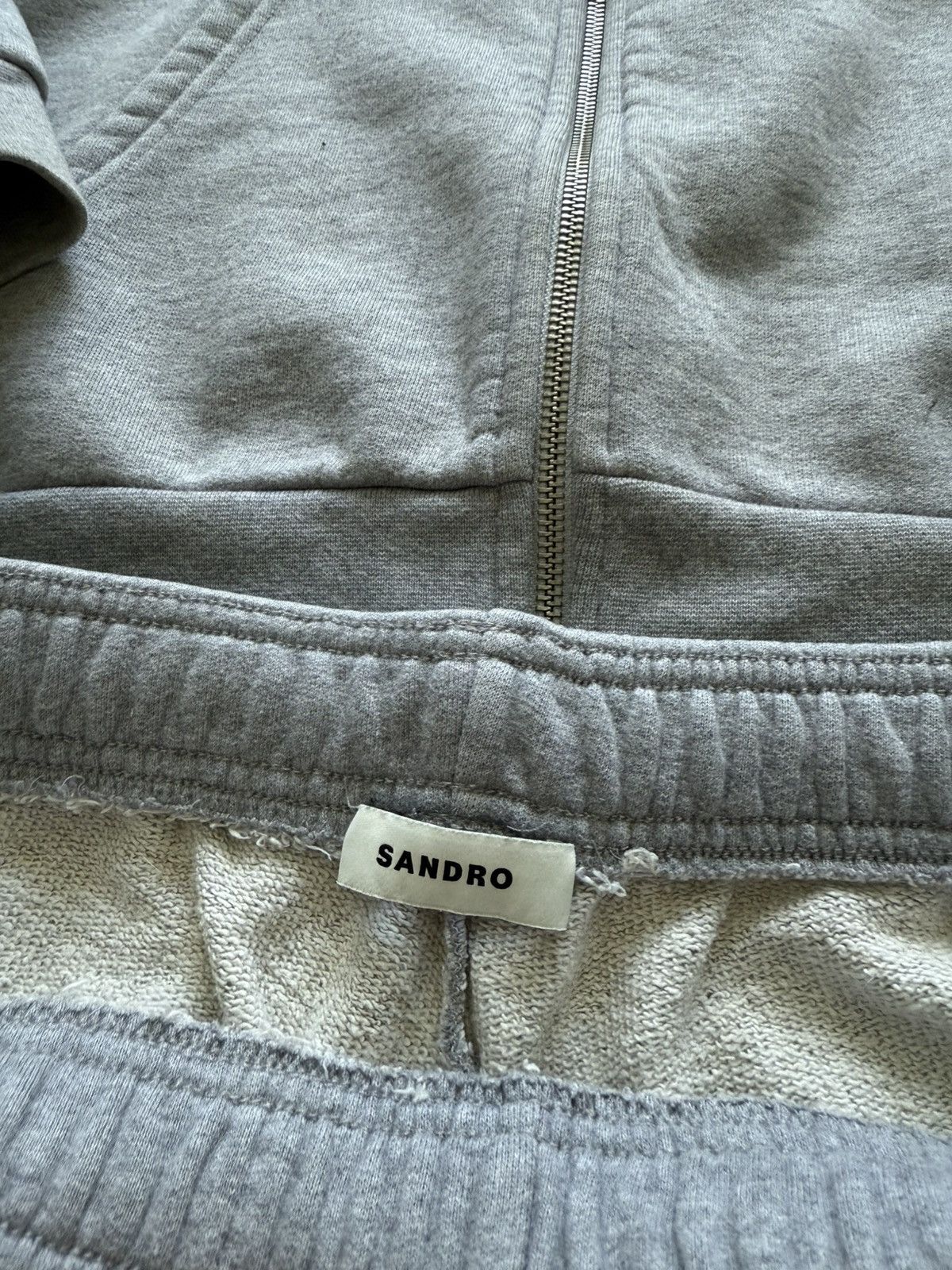 Sandro Sandro Grey Track Shorts Size US 32 / EU 48 - 4 Thumbnail