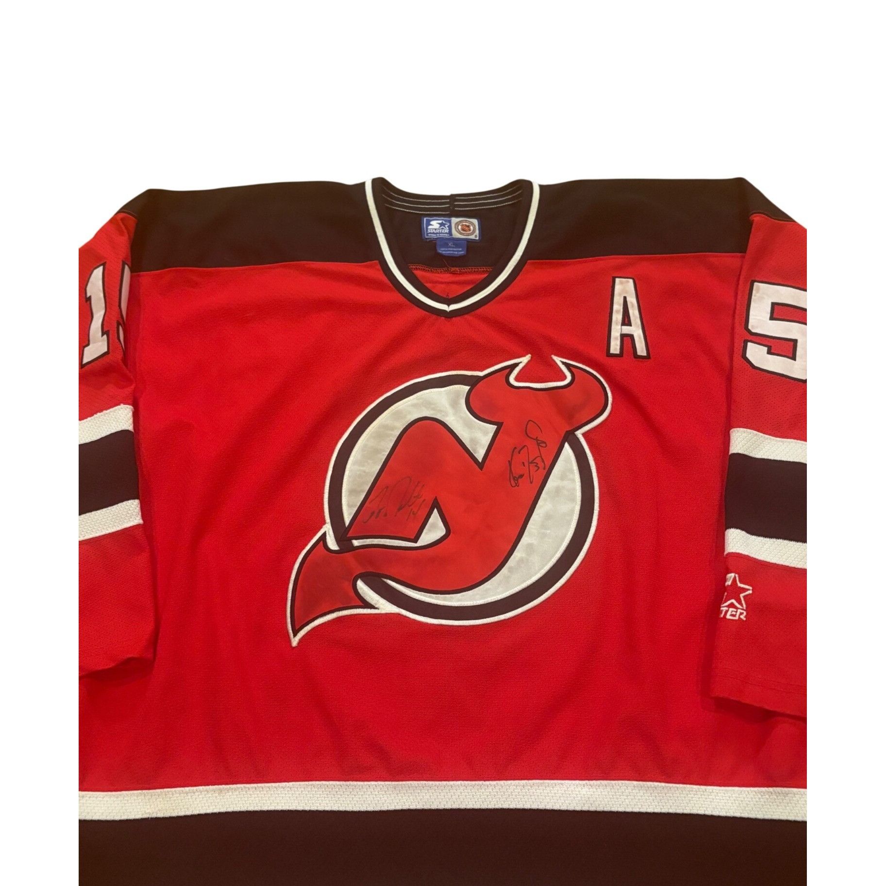 Starter Vintage 90s Starter New Jersey Devils John MacLean #15 NHL H Size US XL / EU 56 / 4 - 5 Thumbnail