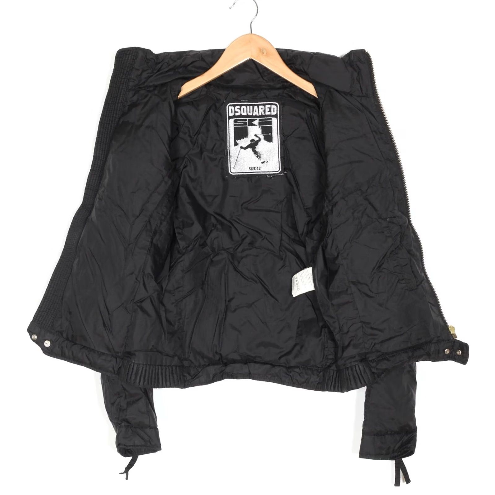 Dsquared2 DSQUARED Vintage Down Jacket Women Size 42 MJ5720 Jacket, Black, Puffer, Down, Regular, XS? Size M / US 6-8 / IT 42-44 - 4 Thumbnail