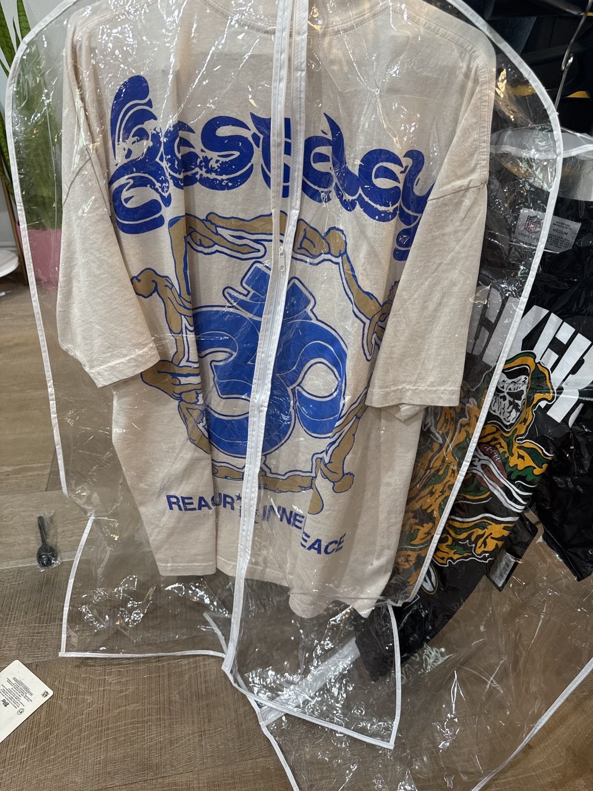 HELLSTAR Hellstar yoga cream tee Size US XL / EU 56 / 4 - 4 Thumbnail