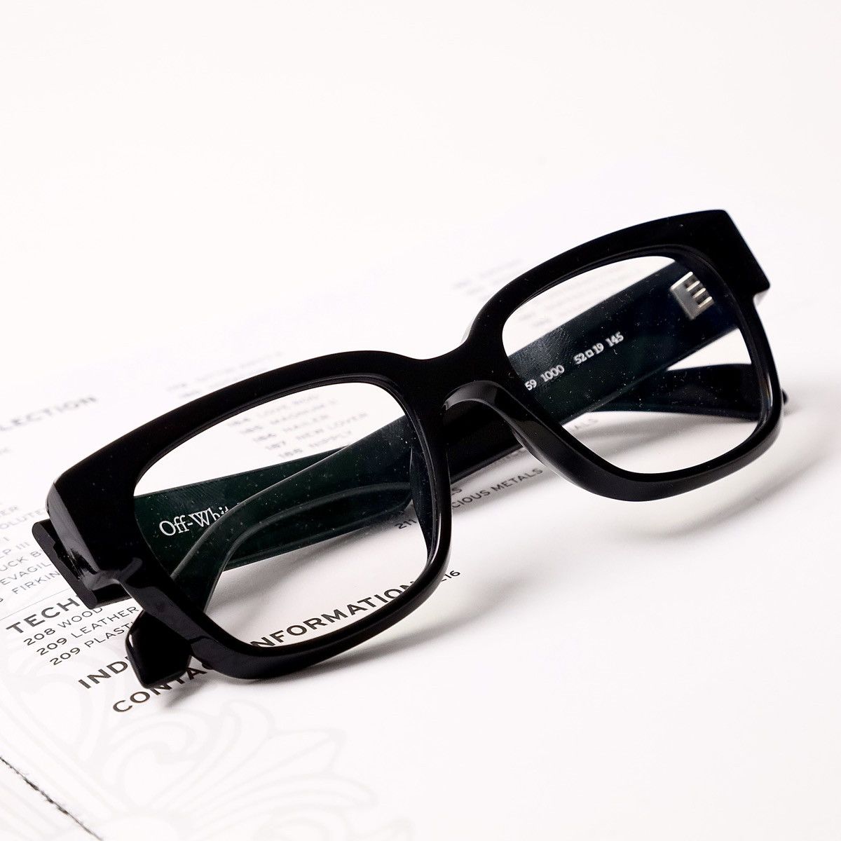 Off-White OFF WHITE OPTICAL STYLE 59 GLASSES Size ONE SIZE - 6 Thumbnail