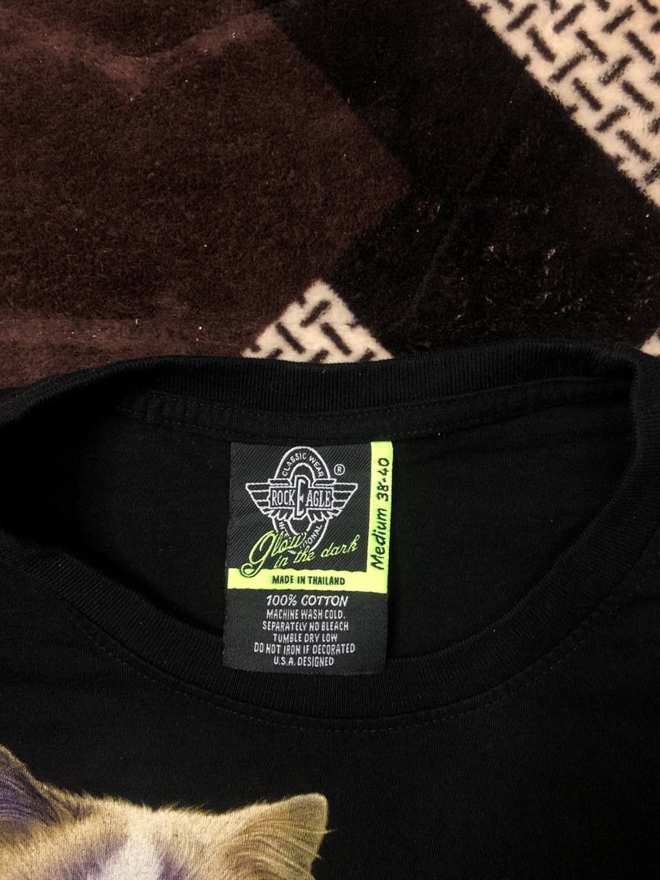 Other Glow In The Dark Cat Tee Size US M / EU 48-50 / 2 - 2 Thumbnail