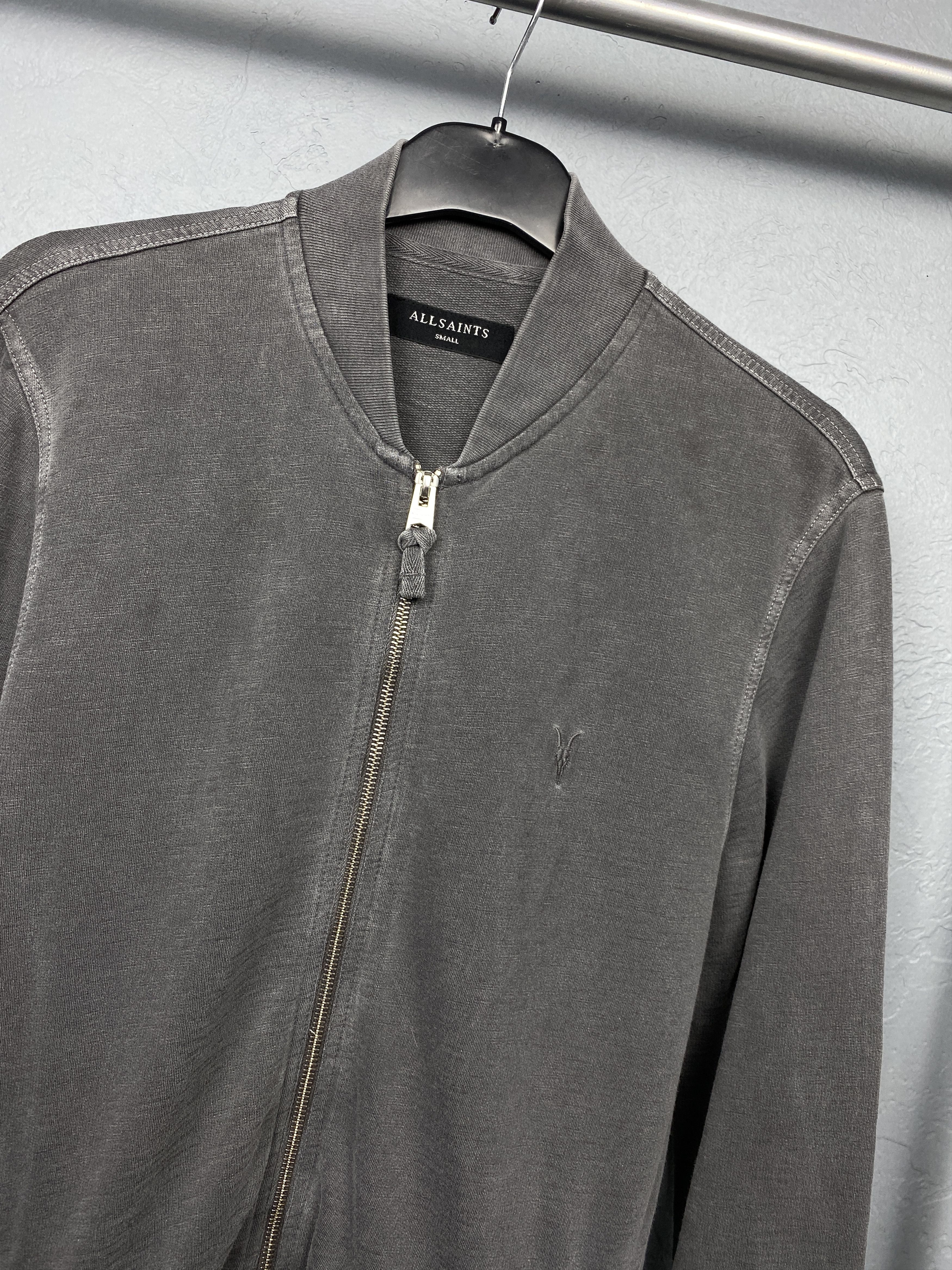 Allsaints Allsaints Vintage Mens Orian Cotton Bomber Jacket Size US S / EU 44-46 / 1 - 2 Thumbnail