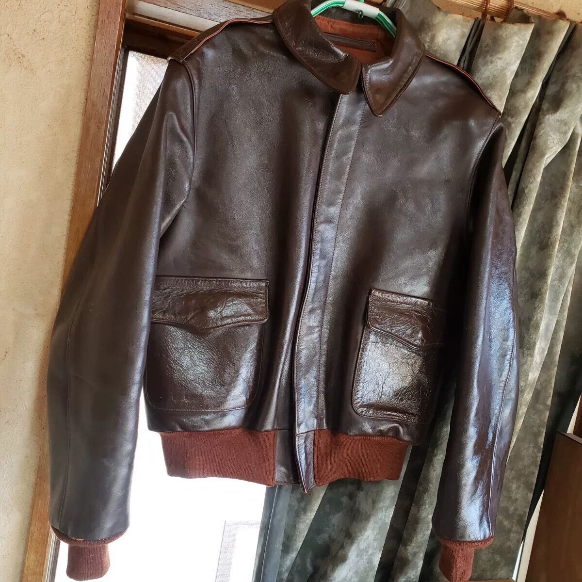 The Real McCoy's the real mccoy's a2 leather jacket Size US S / EU 44-46 / 1 - 1 Thumbnail