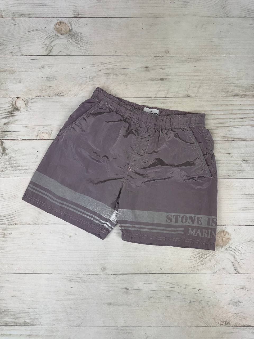 Stone Island Marina Nylon Shorts Big Logo