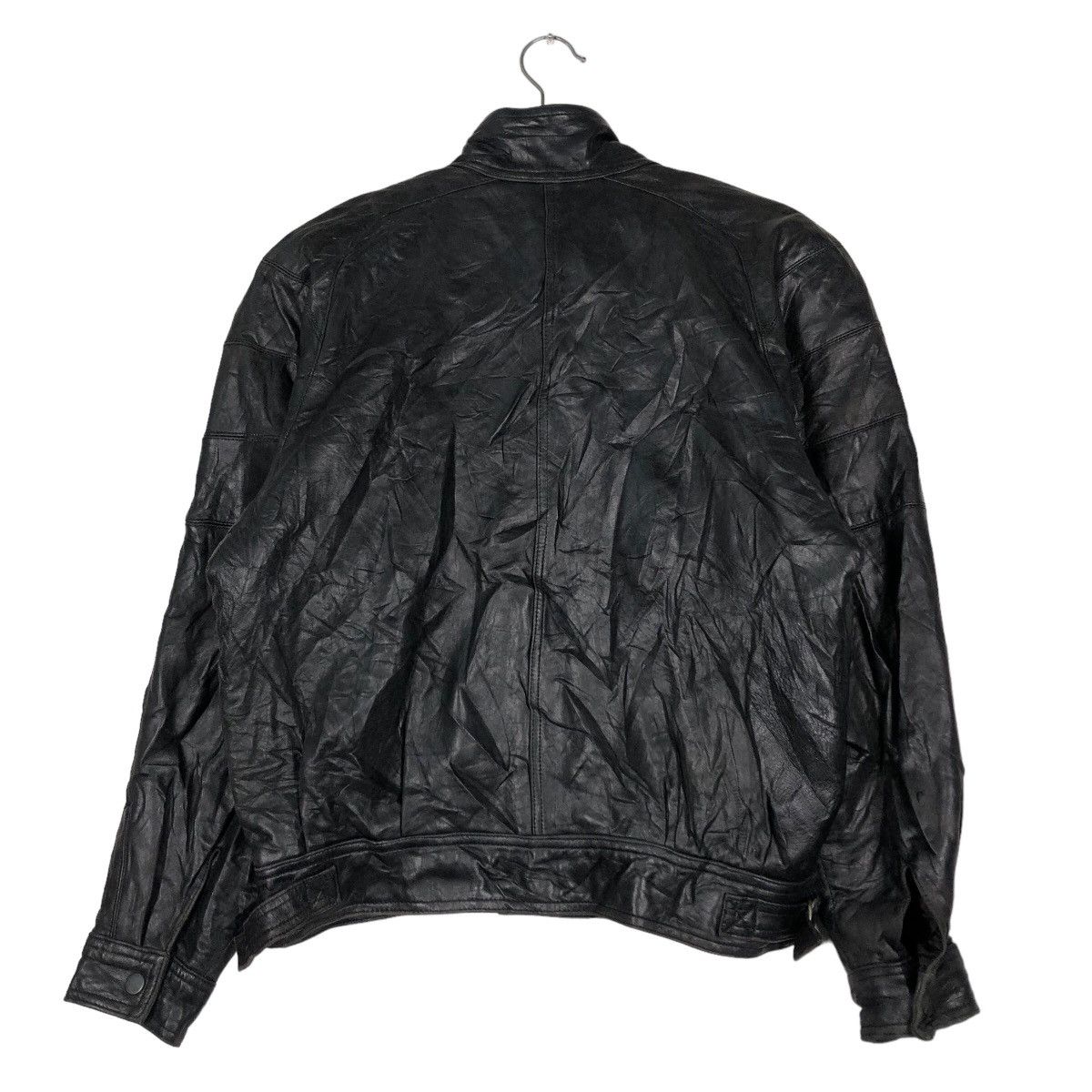 Japanese Brand 🔥Cropped Vintage Leather Jacket Double Breast Abba Japan Size US M / EU 48-50 / 2 - 8 Thumbnail