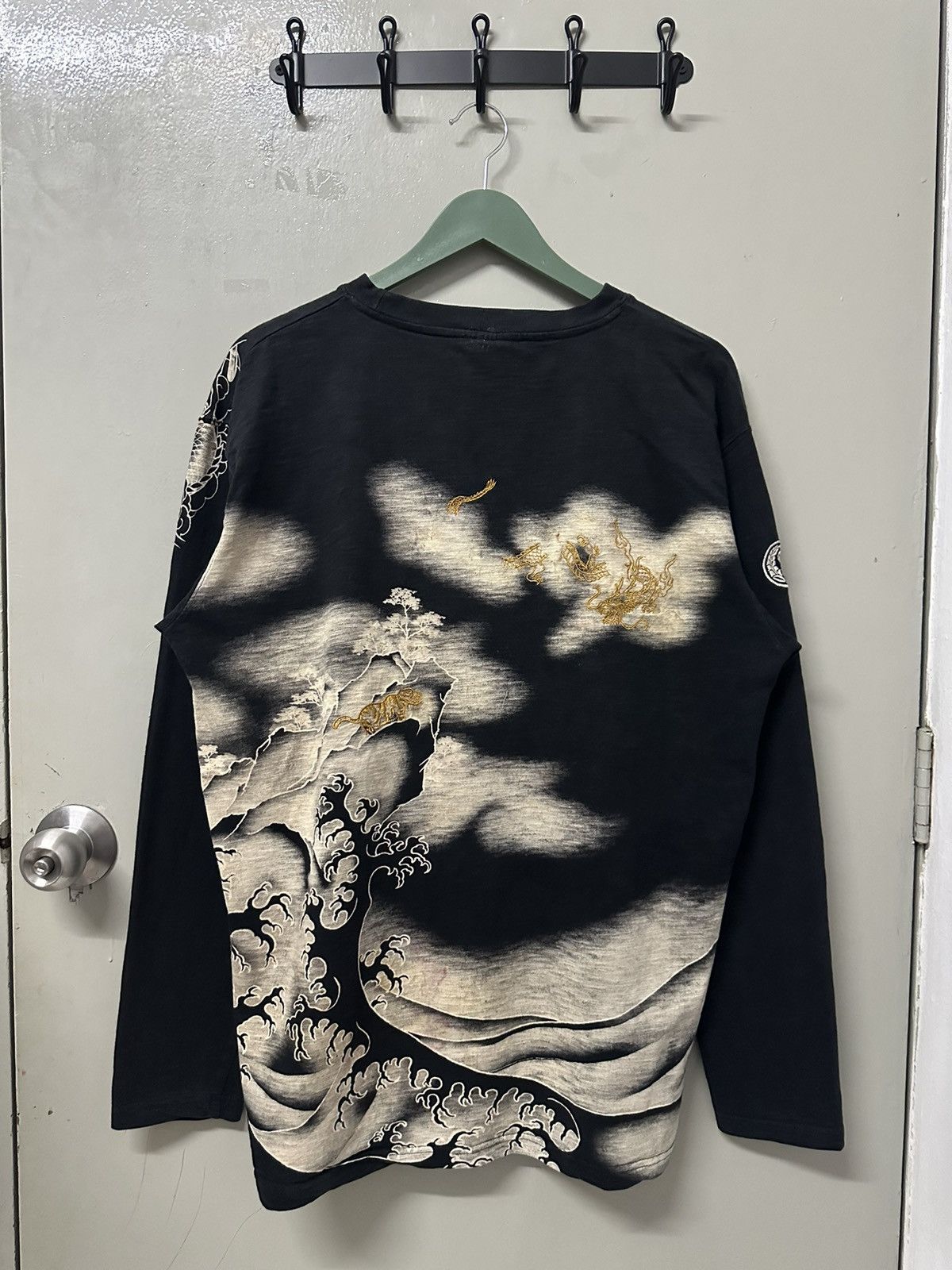Japanese Brand × Vintage Vintage Sukajan Overprints Long Sleeve Shirt Size US L / EU 52-54 / 3 - 1 Thumbnail