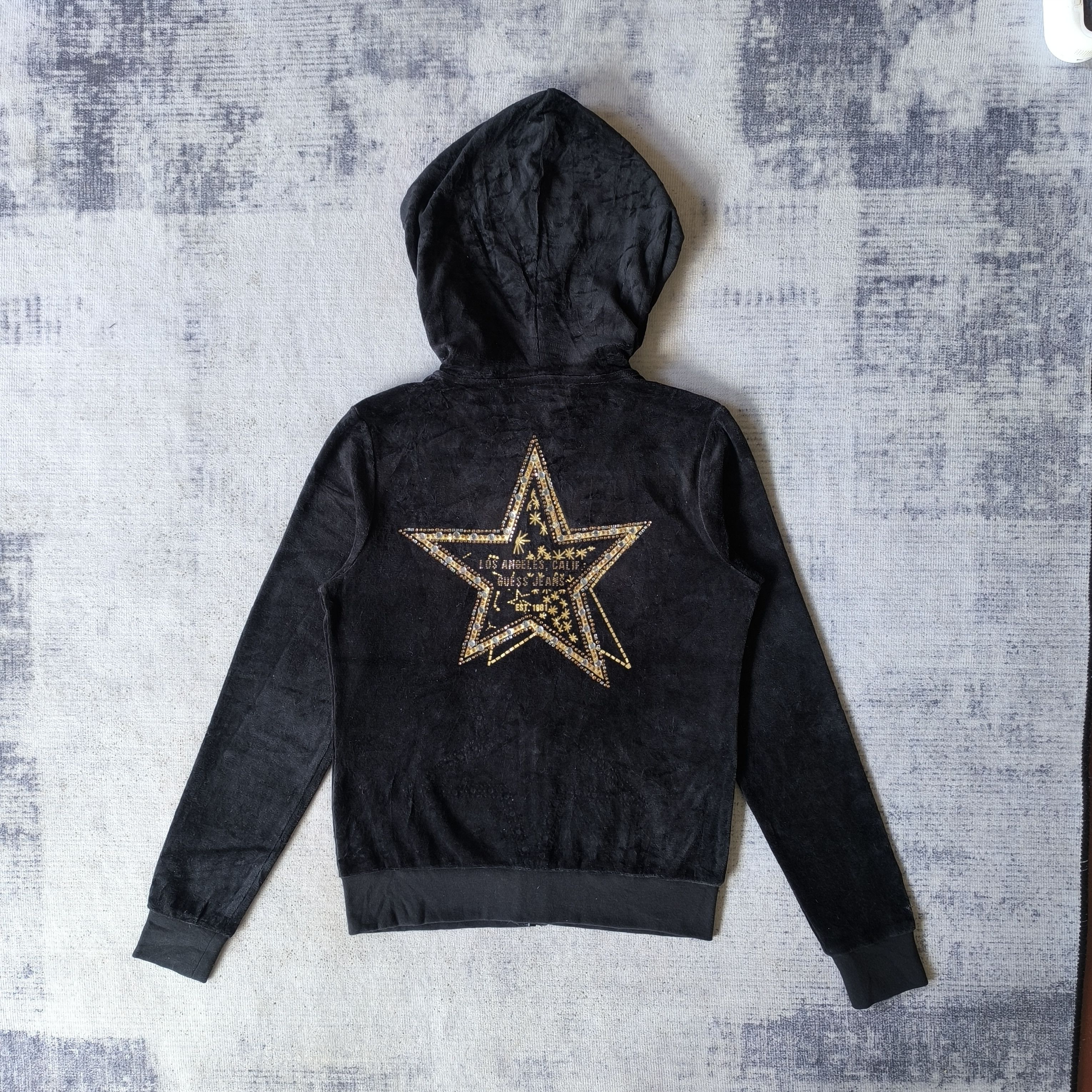 Guess 🌟 Guess los angeles backhit blink velvet sweater hoodie Size S / US 4 / IT 40 - 2 Thumbnail
