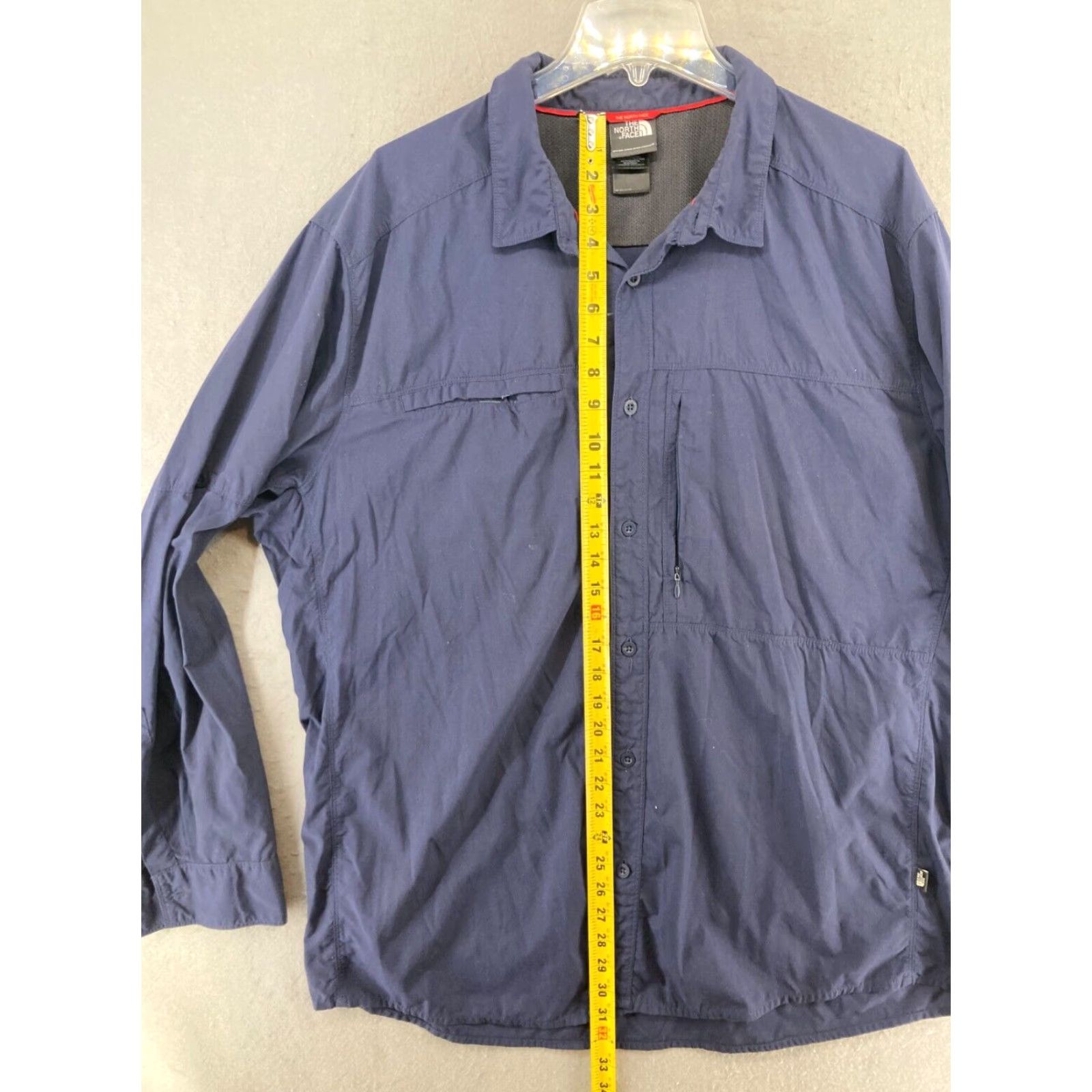 The North Face The North Face Outdoor Button-Up Shirt 2XL Blue Long Sleeve Mens Size US XXL / EU 58 / 5 - 3 Thumbnail