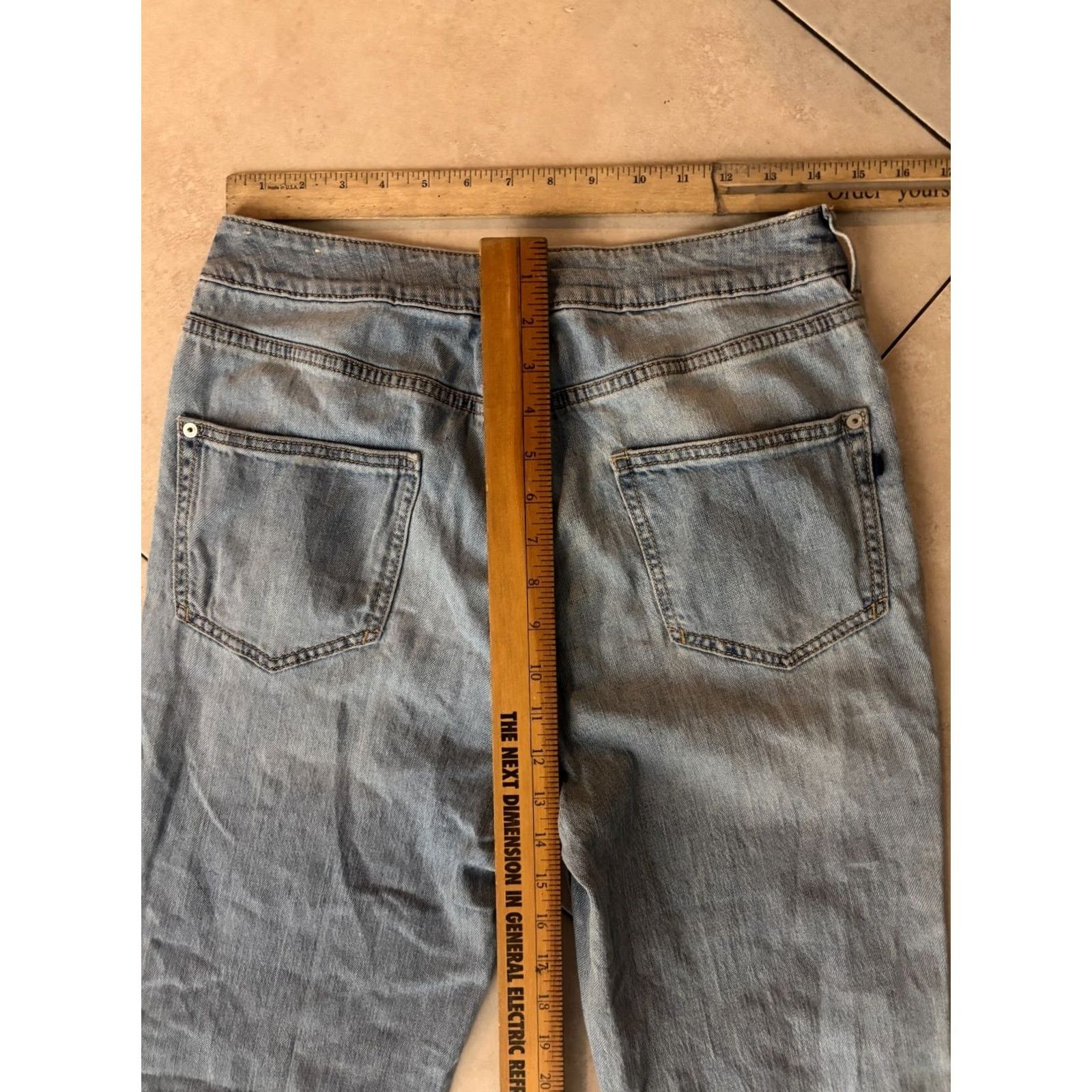 Vintage Pilcro Jeans Womens 30 High Rise Bootcut Denim 4829 blue stretch 5-Pocket Regular Modern Hippie Festival Boho Mens? Women Size 30" / US 8 / IT 44 - 7 Thumbnail