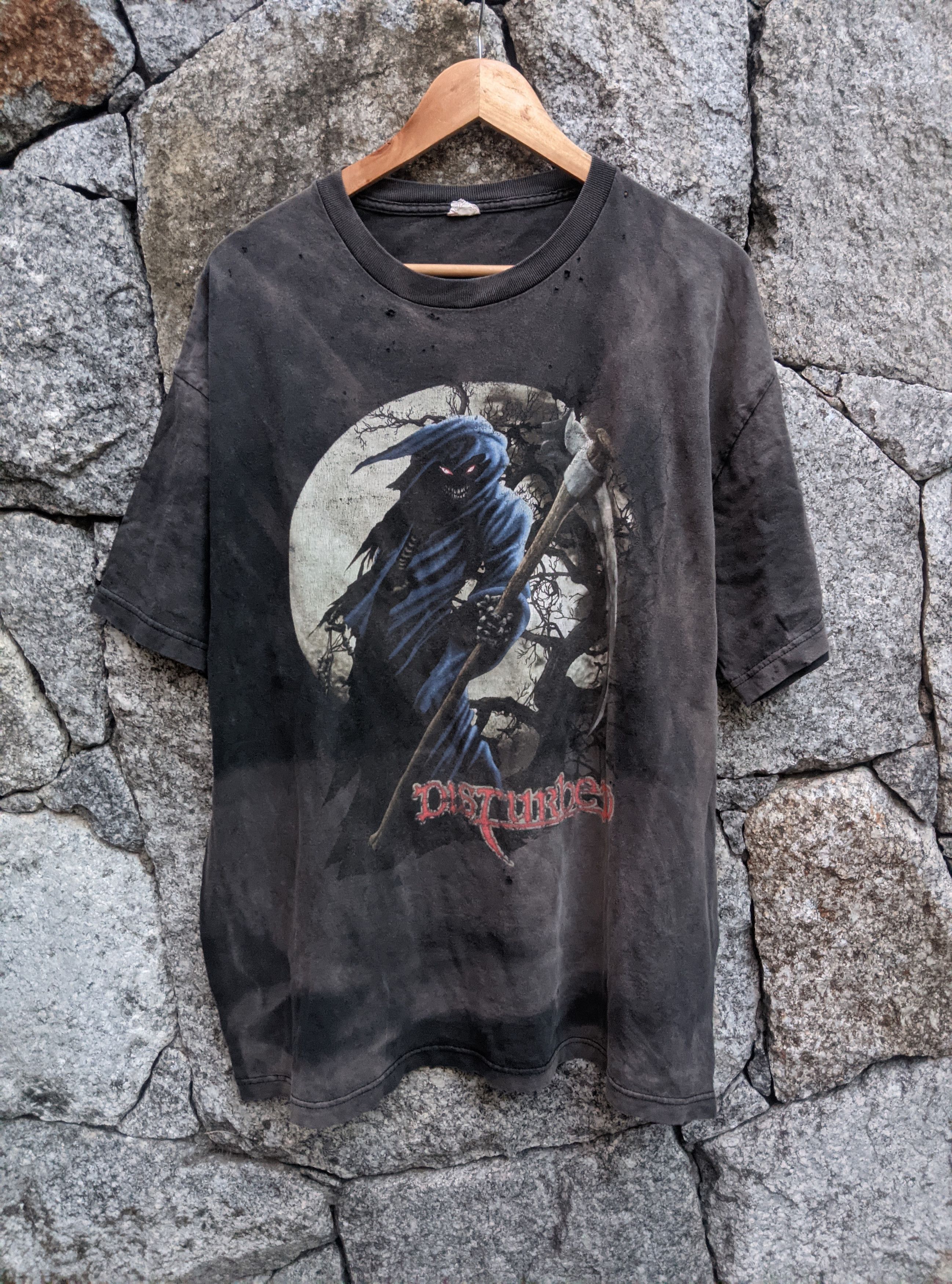 Band Tees Vintage thrashed disturbed metal distressed sun faded erd Size US XL / EU 56 / 4 - 1 Thumbnail