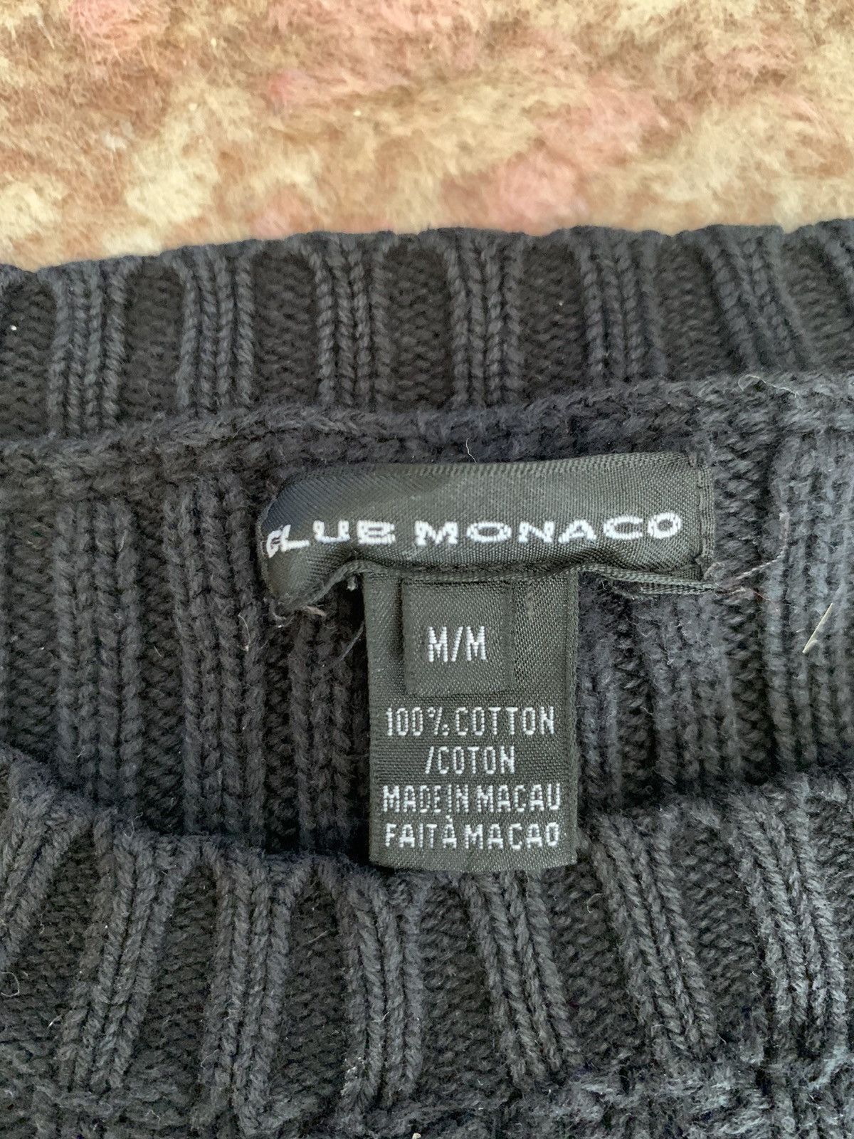 Club Monaco Vintage 90s Club Monaco Cotton Long Sleeve Knitwear Size M / US 6-8 / IT 42-44 - 11 Thumbnail