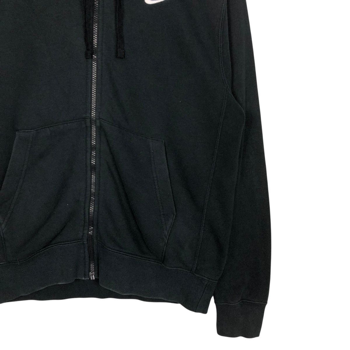 Nike 🔥RICH BLACK ZIPPER HOODIE NIKE SMALL PONY Size US M / EU 48-50 / 2 - 7 Thumbnail