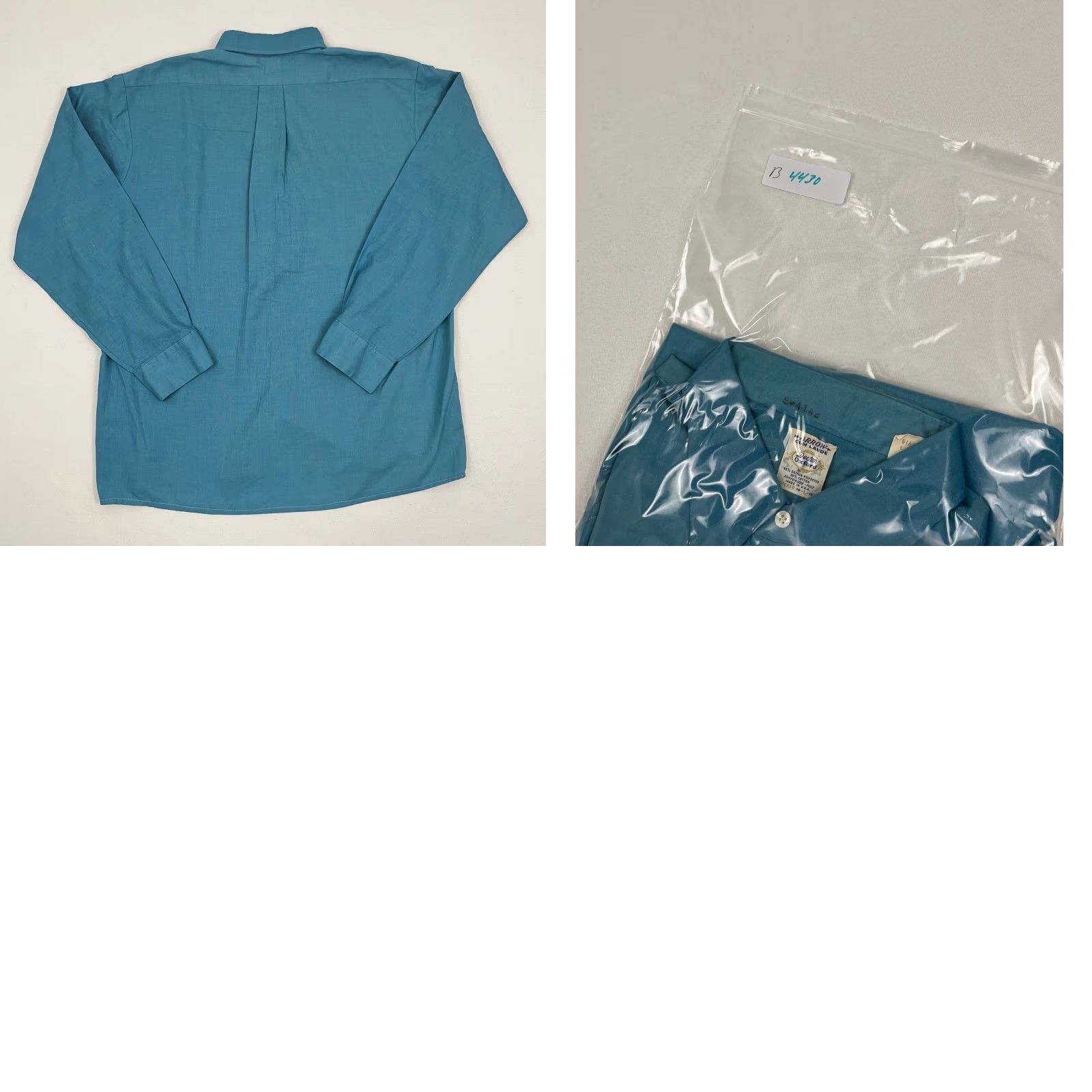 Arrow VINTAGE Arrow Sanforized Shirt Mens Large 16-16.5 Blue Oxford Cum Laude Button-Down Collared Classic, Outdoor, Business, Casual, Workwear Mens Size US L / EU 52-54 / 3 - 8 Thumbnail