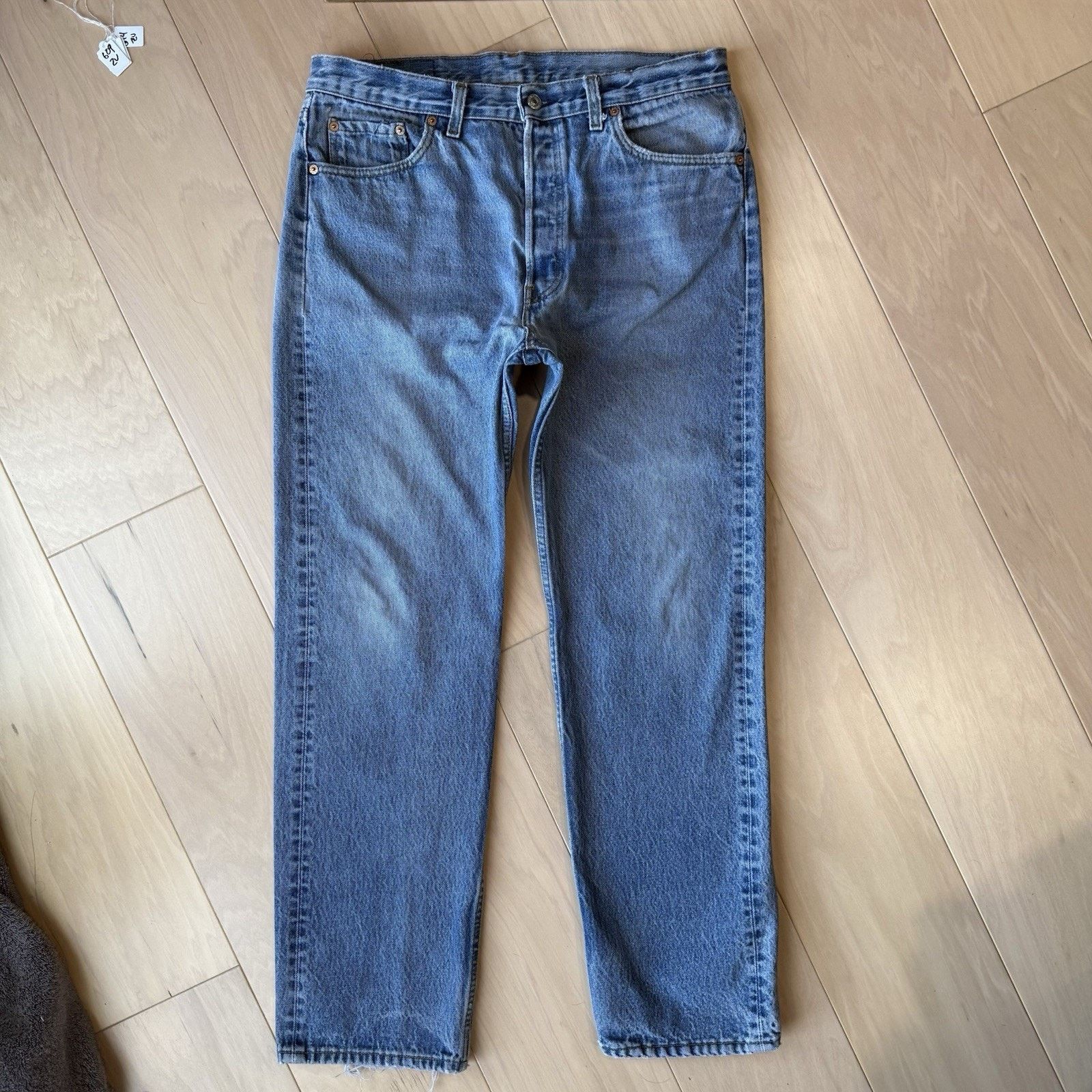 Levi's Vintage Levis 501 Jeans 34 Straight Leg 90s Denim Workwear Size US 34 / EU 50 - 2 Thumbnail