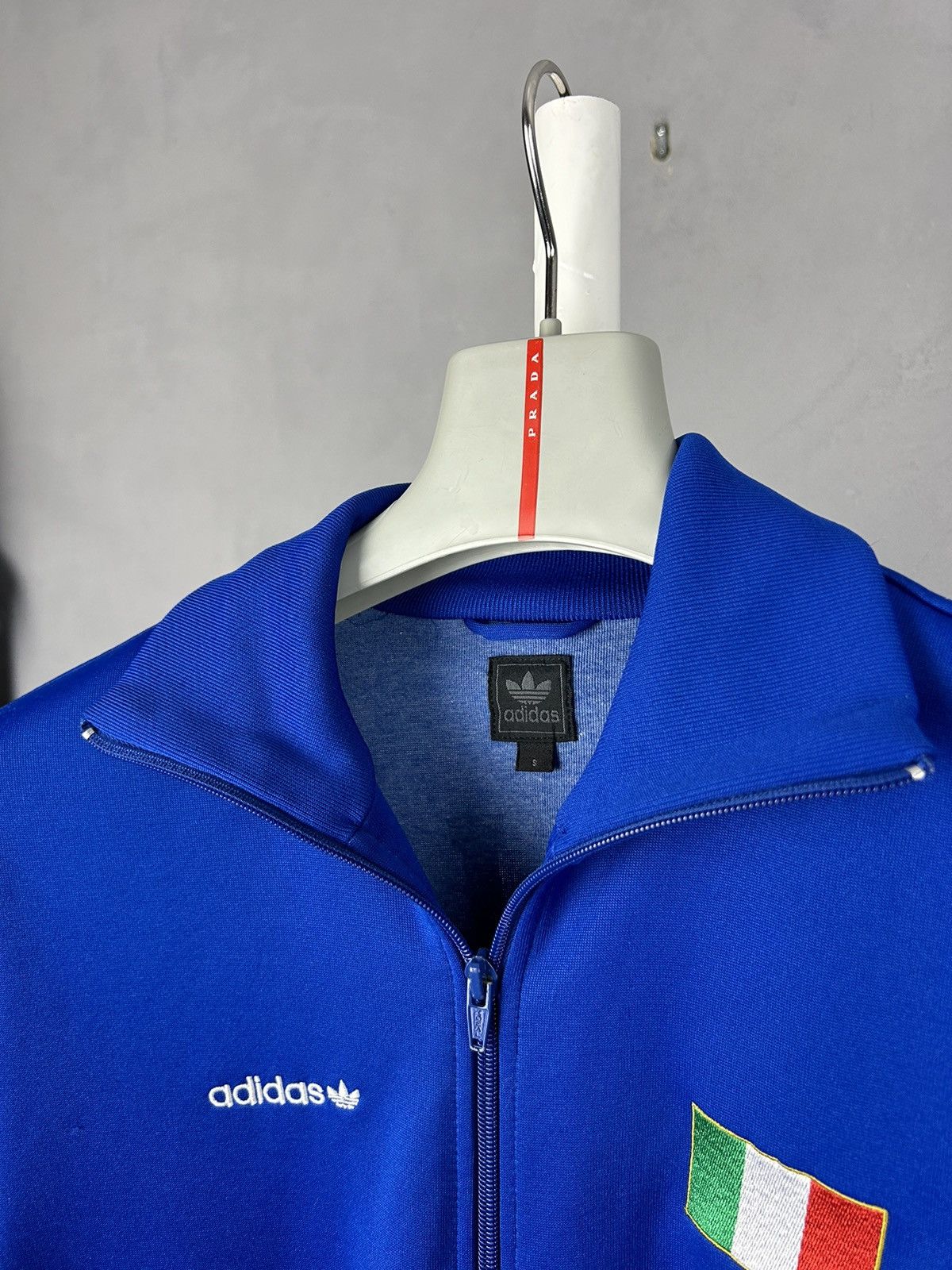 Adidas Vintage Adidas Originals Italia Track Jacket Blue Full Zip Size US S / EU 44-46 / 1 - 6 Thumbnail