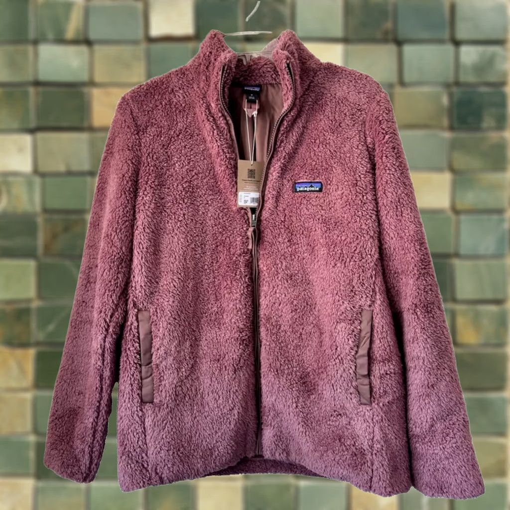 Patagonia Patagonia Women's Los Gatos Full-Zip Fleece Jacket Dulse Mauve Med NWT 25212 Size M / US 6-8 / IT 42-44 - 1 Thumbnail