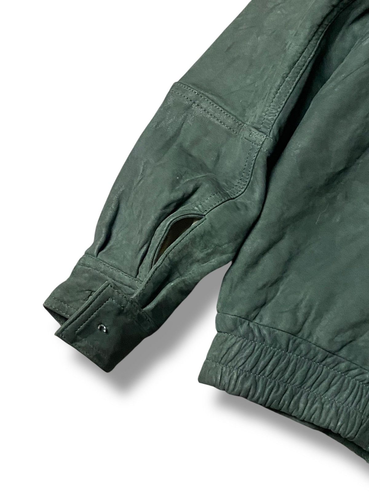 Japanese Brand MOLARE MARCOL Leather Bomber Style Jacket (155) Size US M / EU 48-50 / 2 - 4 Thumbnail