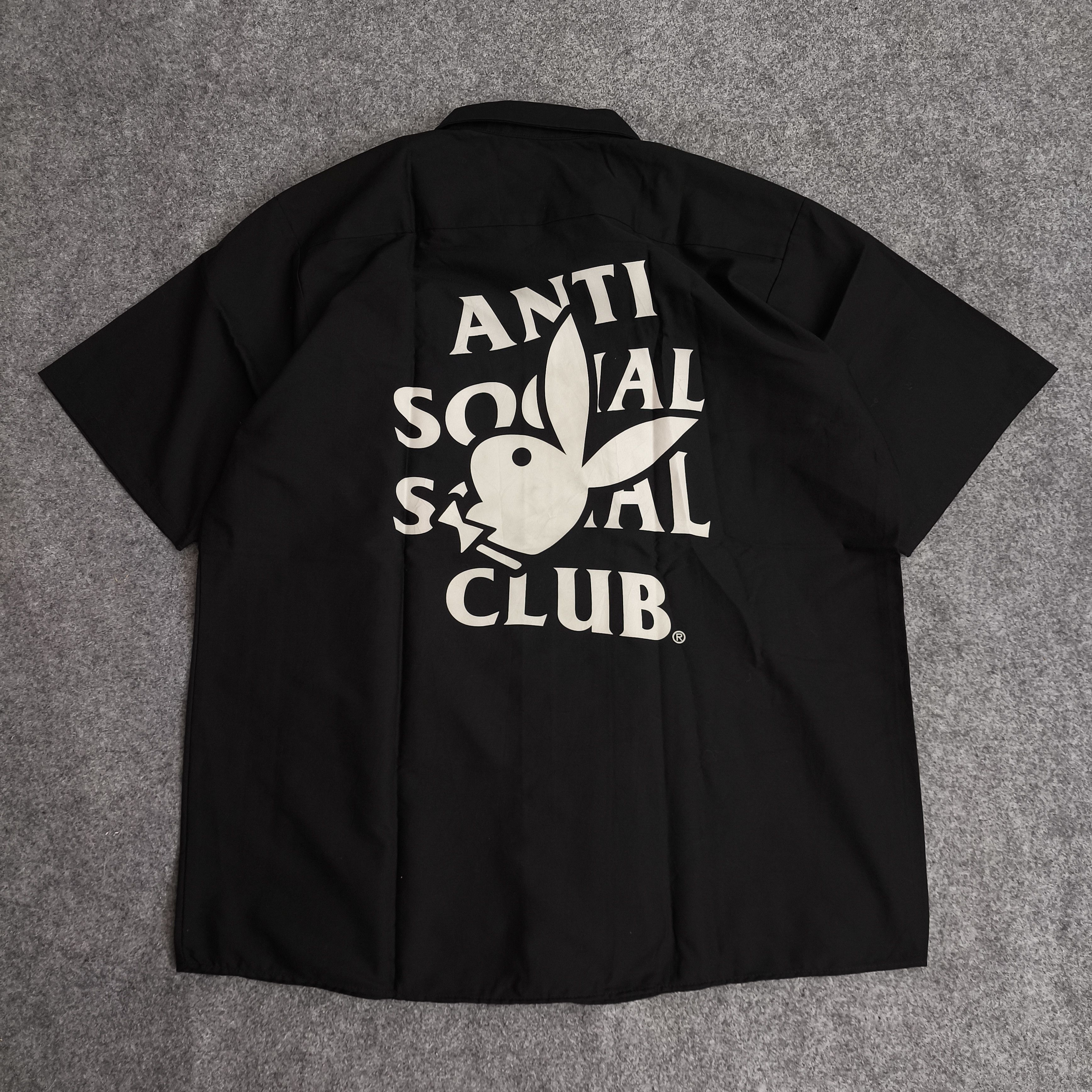 Rare anti social social club playboy photographer shirt