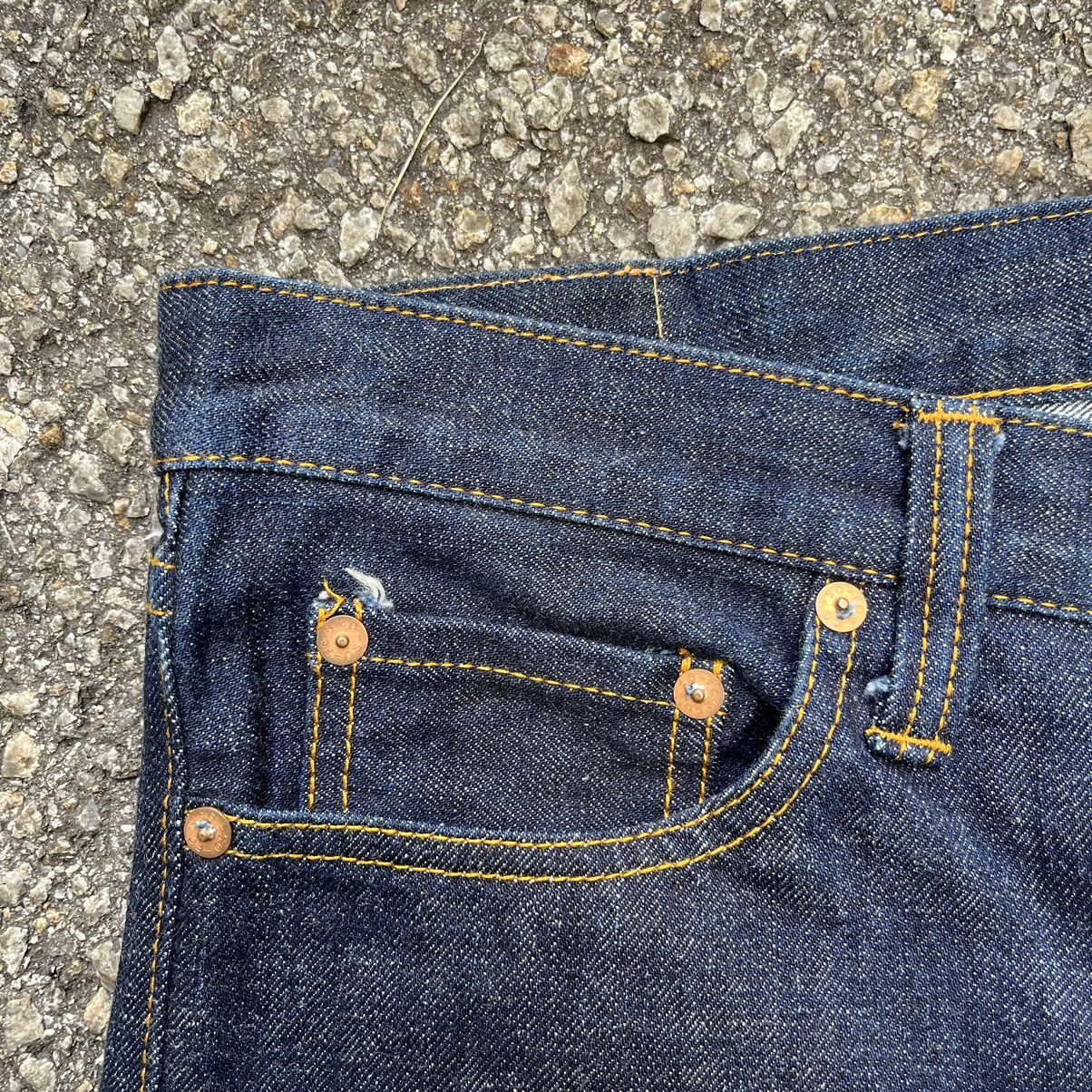 Full Count & Co. Full Count Rare Design Indigo Slim Jeans Non Selvedge Size US 29 - 6 Thumbnail