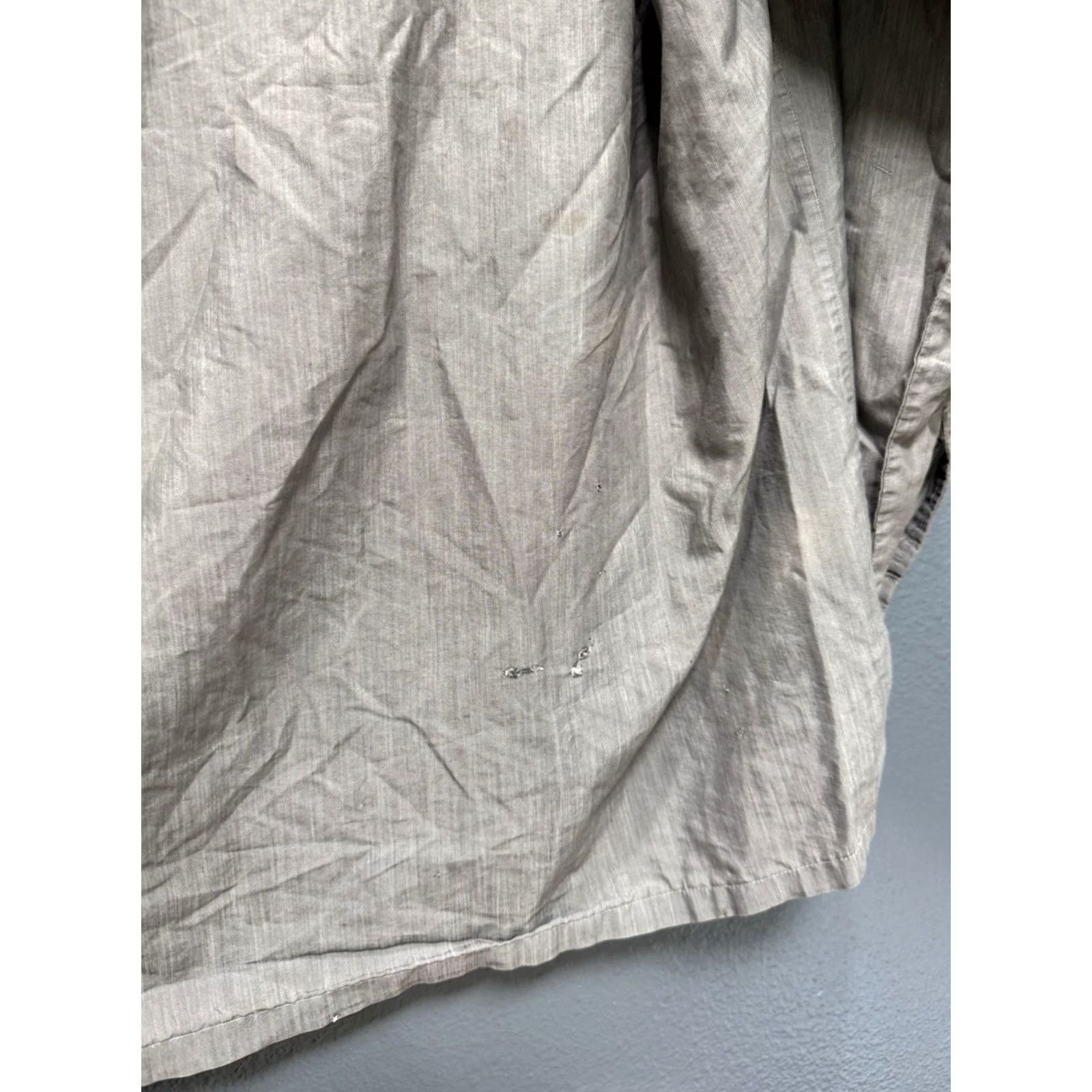 McGregor VINTAGE McGregor Shirt Gray Cotton Loop Collar Men’s Button Front Medium 1950s Rockabilly Mens Size US M / EU 48-50 / 2 - 8 Thumbnail